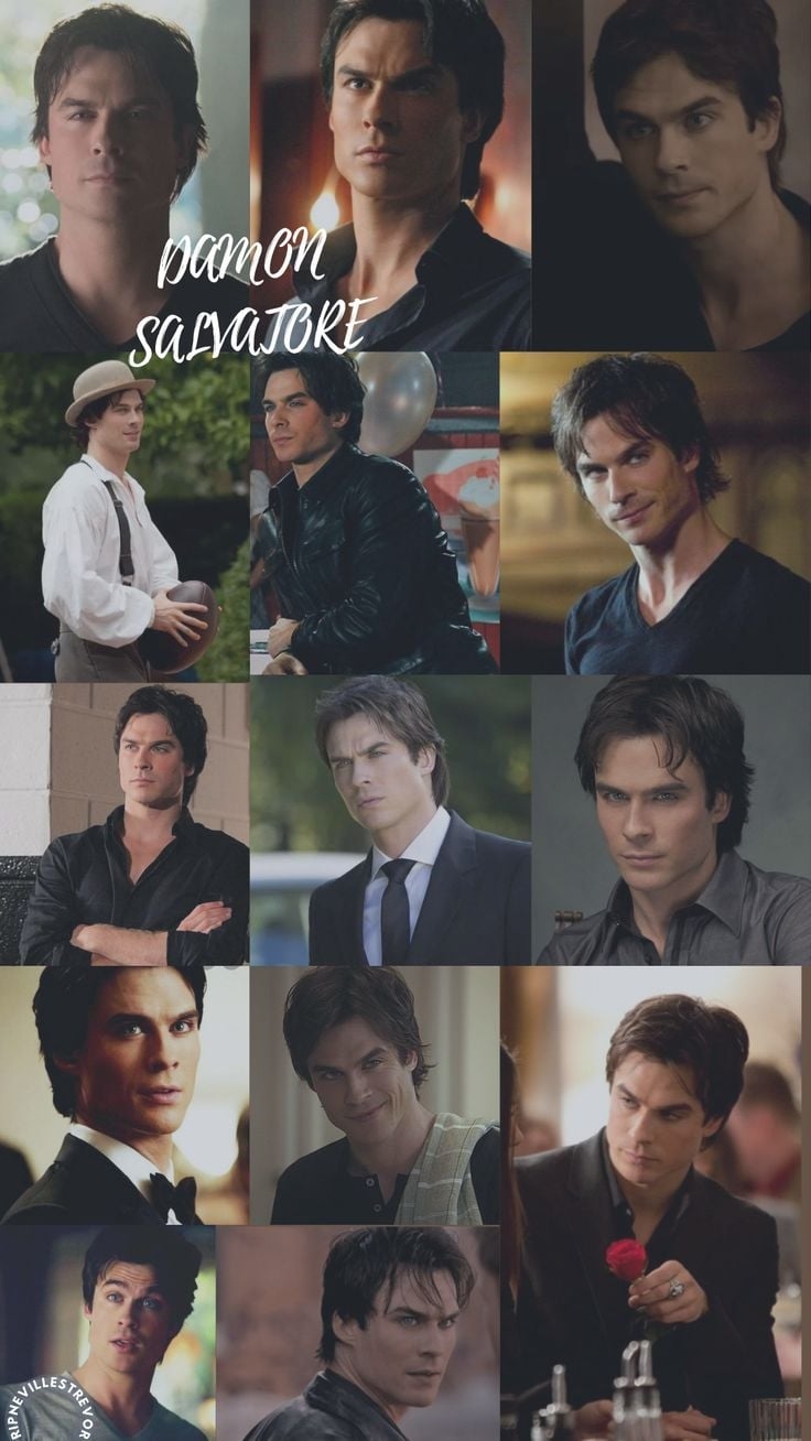 740x1310 Damon Salvatore Phone Wallpaper. Papel de parede hippie, Vampiro, Paixão, Phone