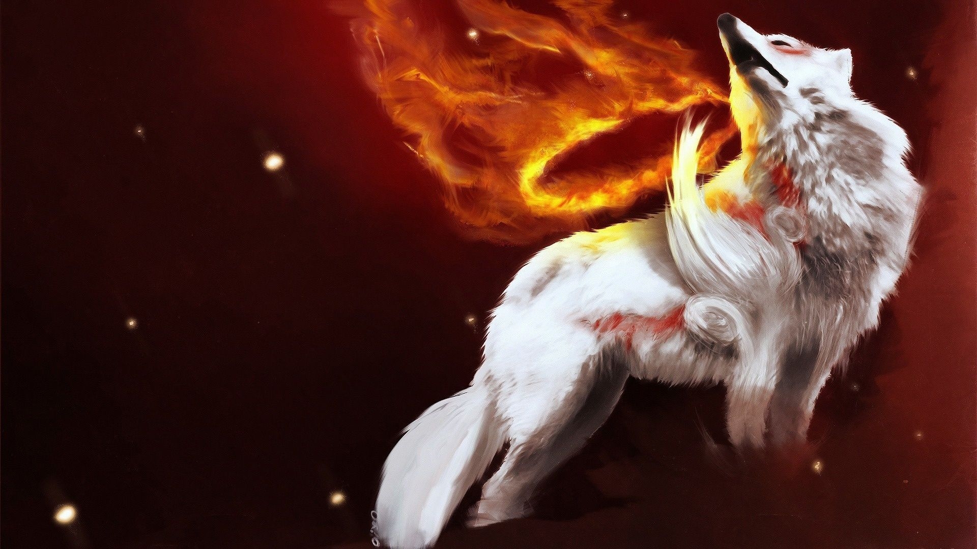 1920x1080 Magic Wolf Wallpaper, Desktop