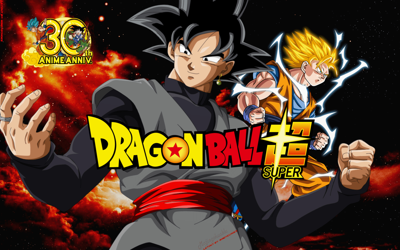 1600x1000 Dragon Ball Super Wallpaper Black Goku and Trunks, Desktop