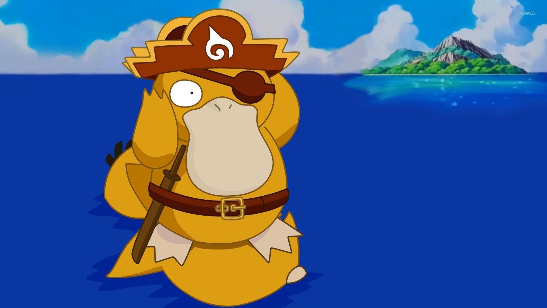 1920x1080 Psyduck on the water wallpaper wallpaper, Desktop