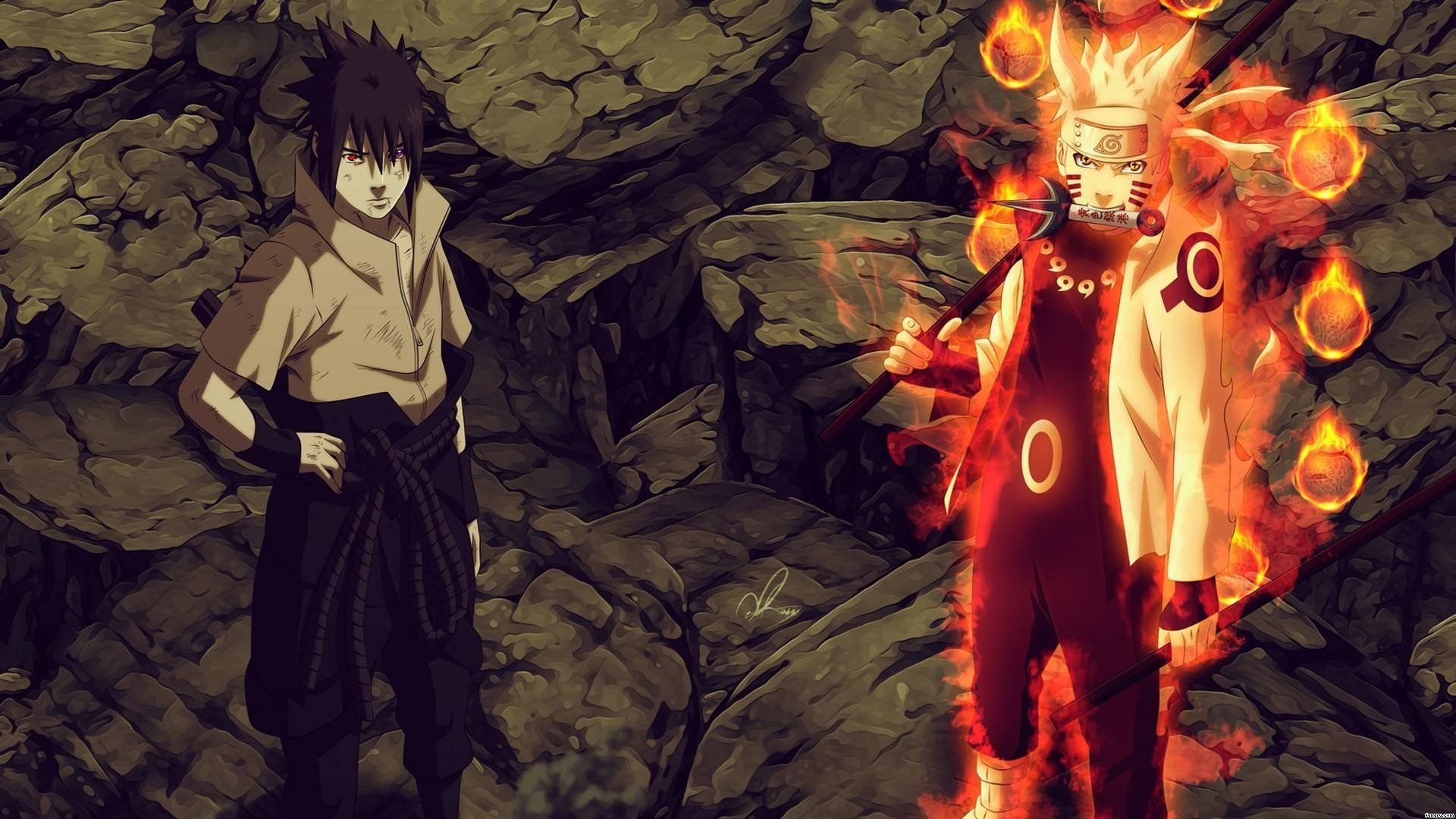 1920x1080 Naruto Sasuke Final Fight Live Wallpaper, Desktop