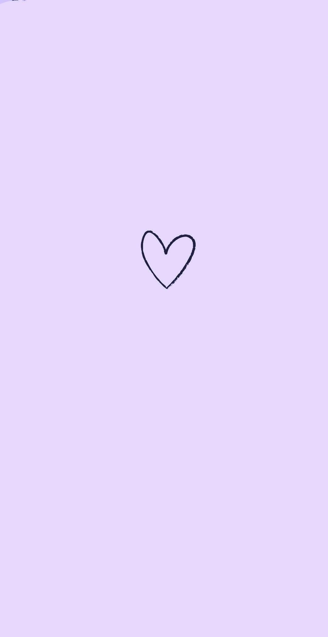 1080x2100 iPhone Pastel Purple Aesthetic Wallpaper, Phone