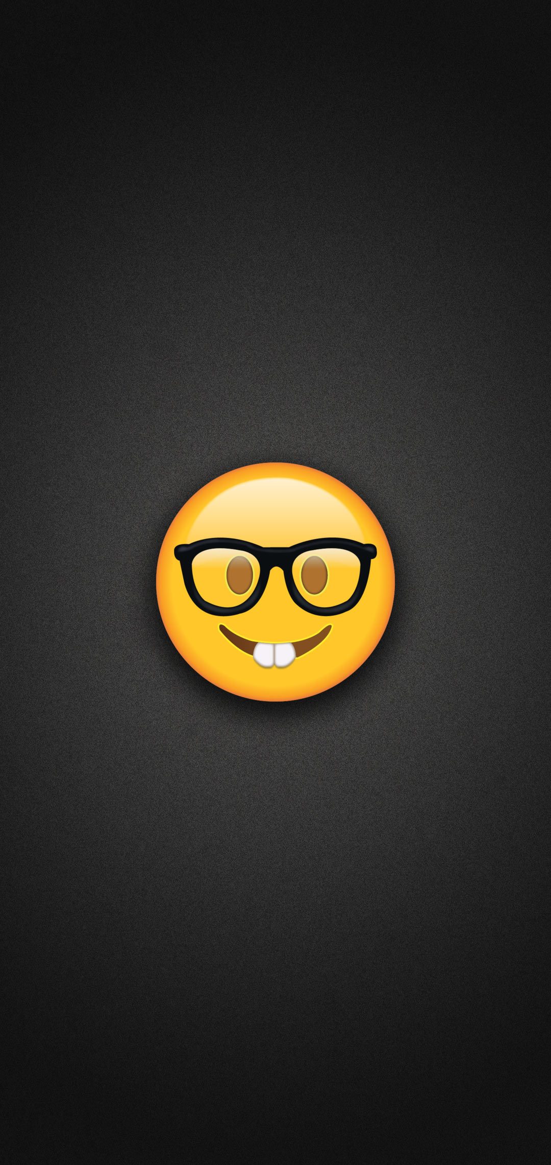 1080x2280 Nerd Emoji With Glasses Phone Wallpaper, Phone