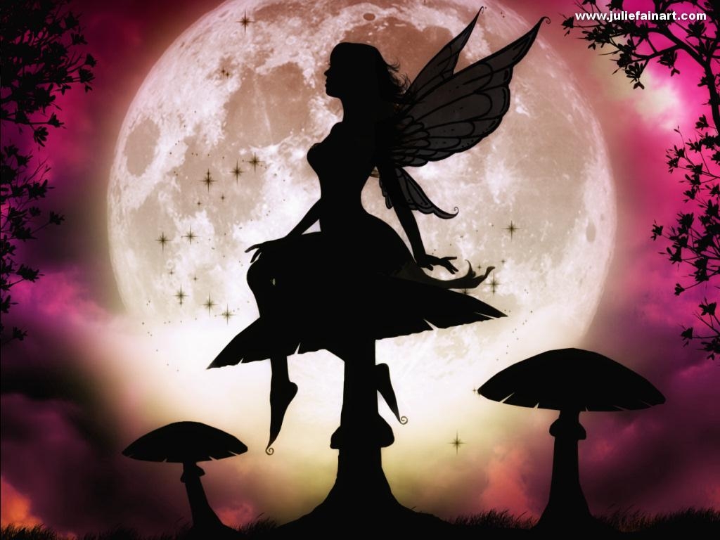 1030x770 Falling Moon Fairy Background Wallpaper by Julie Fain. Fairy, Desktop