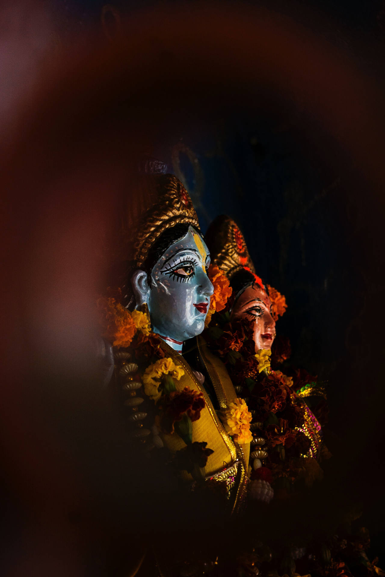 1280x1920 Download Krishna Iconography Hindu iPhone Wallpaper, Phone