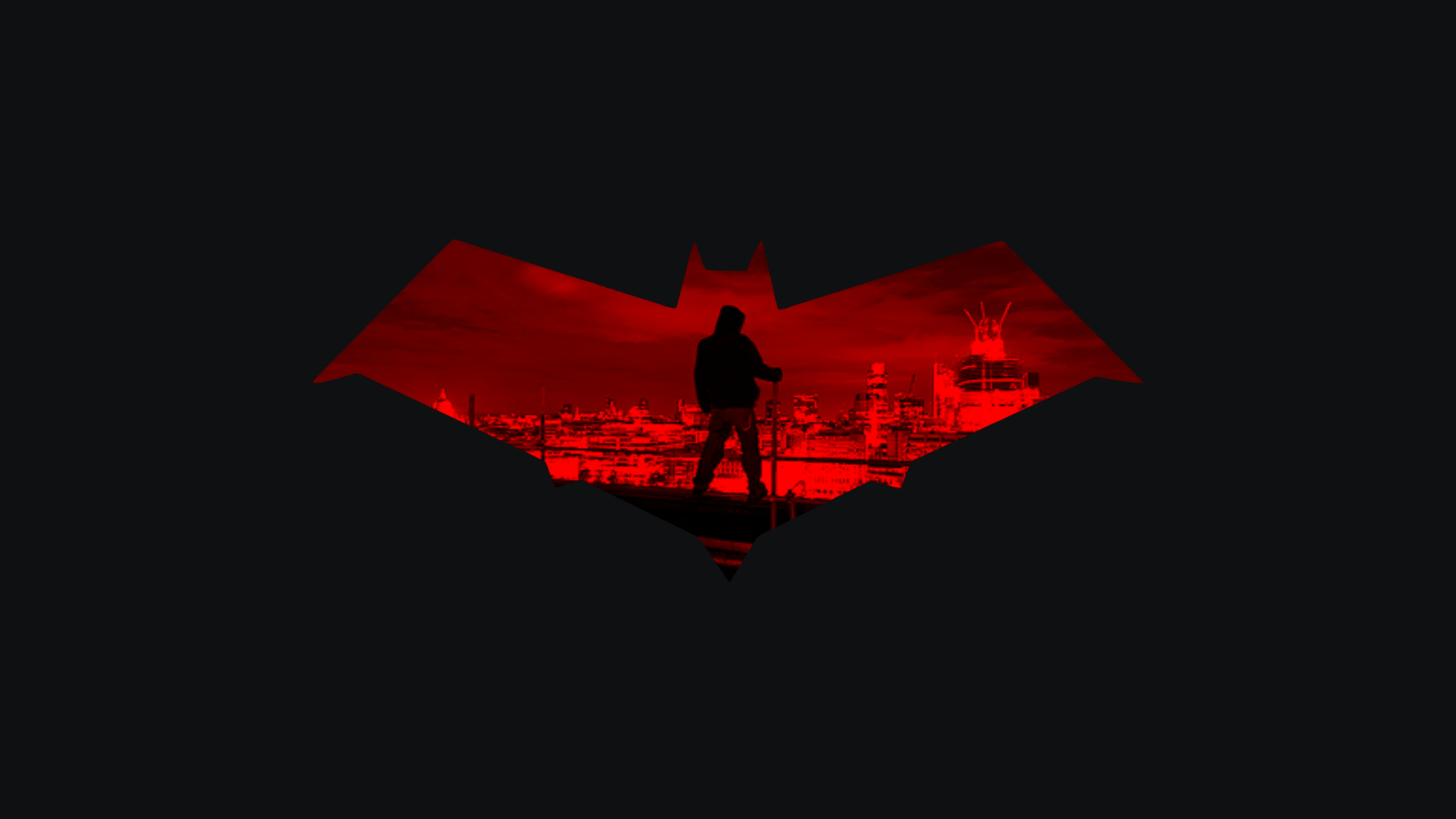 1920x1080 Red Hood Symbol, Desktop