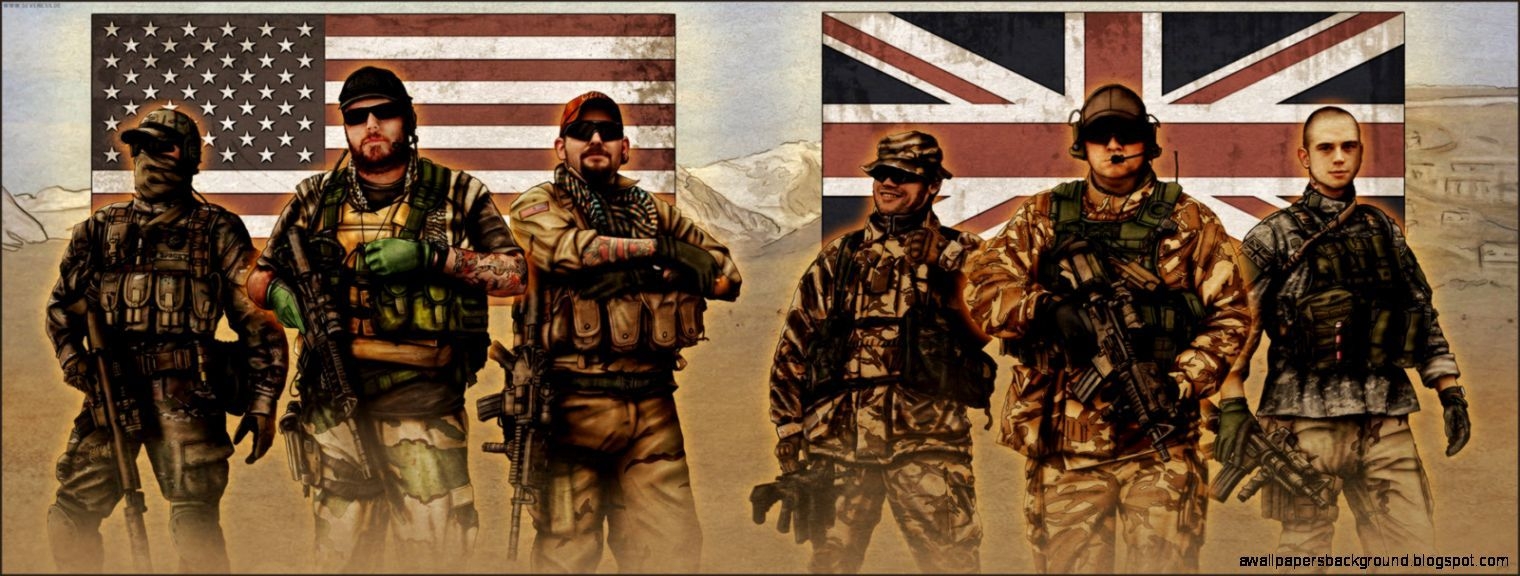 1520x580 British Special Forces Army Soldier Wallpaper, Dual Screen