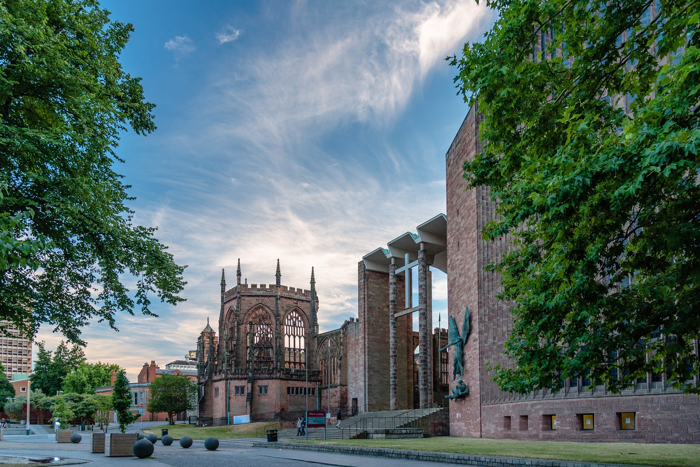 2400x1610 Coventry Cathedral HD Wallpaper, Desktop