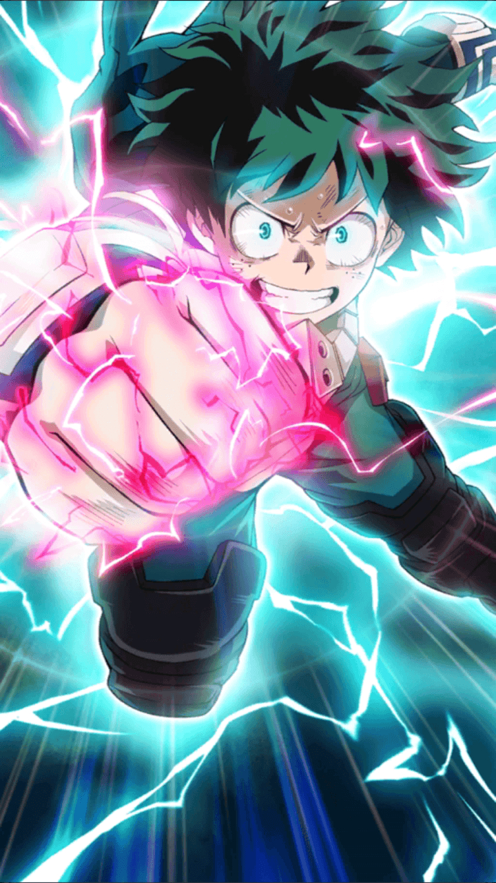 720x1280 Deku Smash Wallpaper, Phone