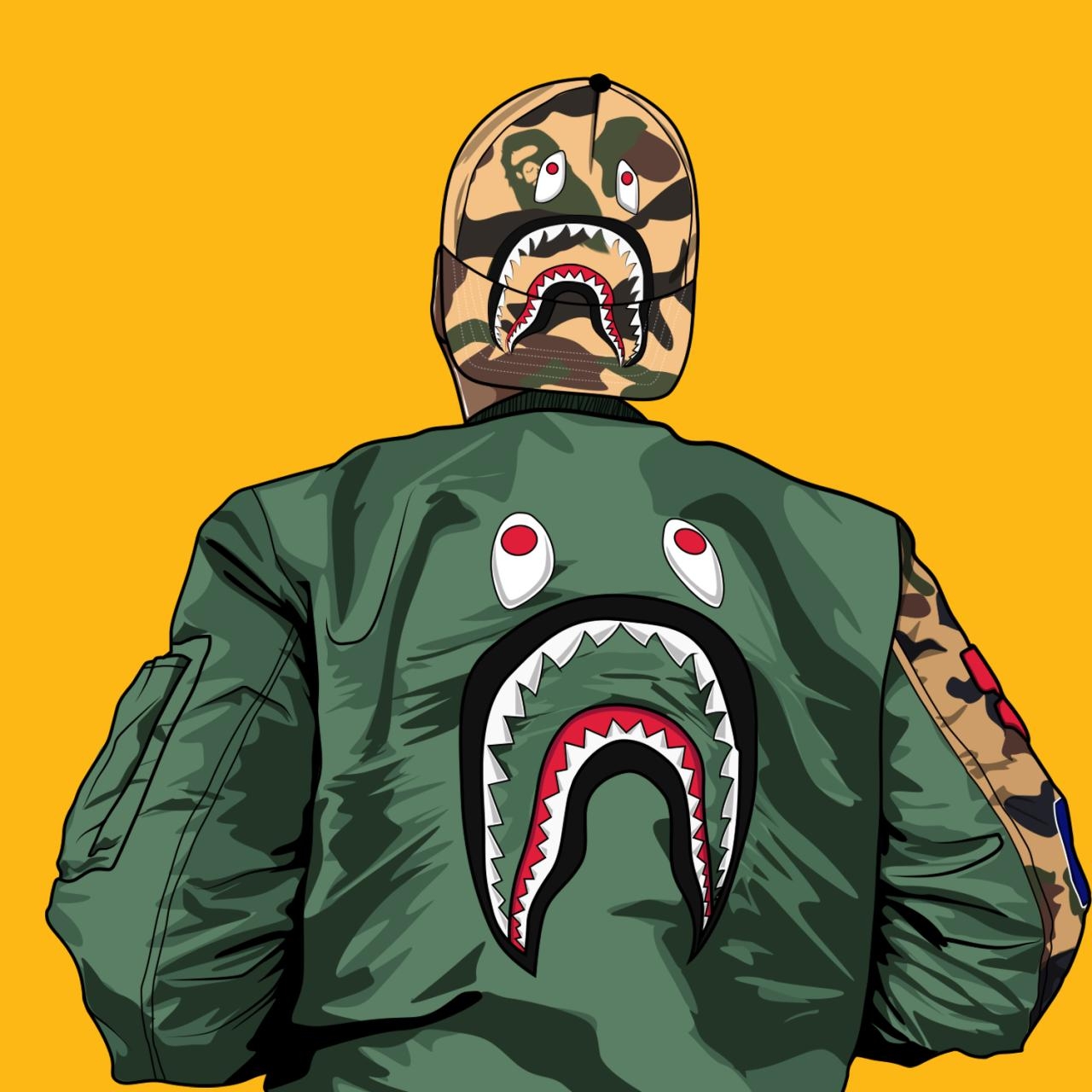 1280x1280 Bape. ILikeItThatWay. ・b A P E ・. Wallpaper, Dope, Phone