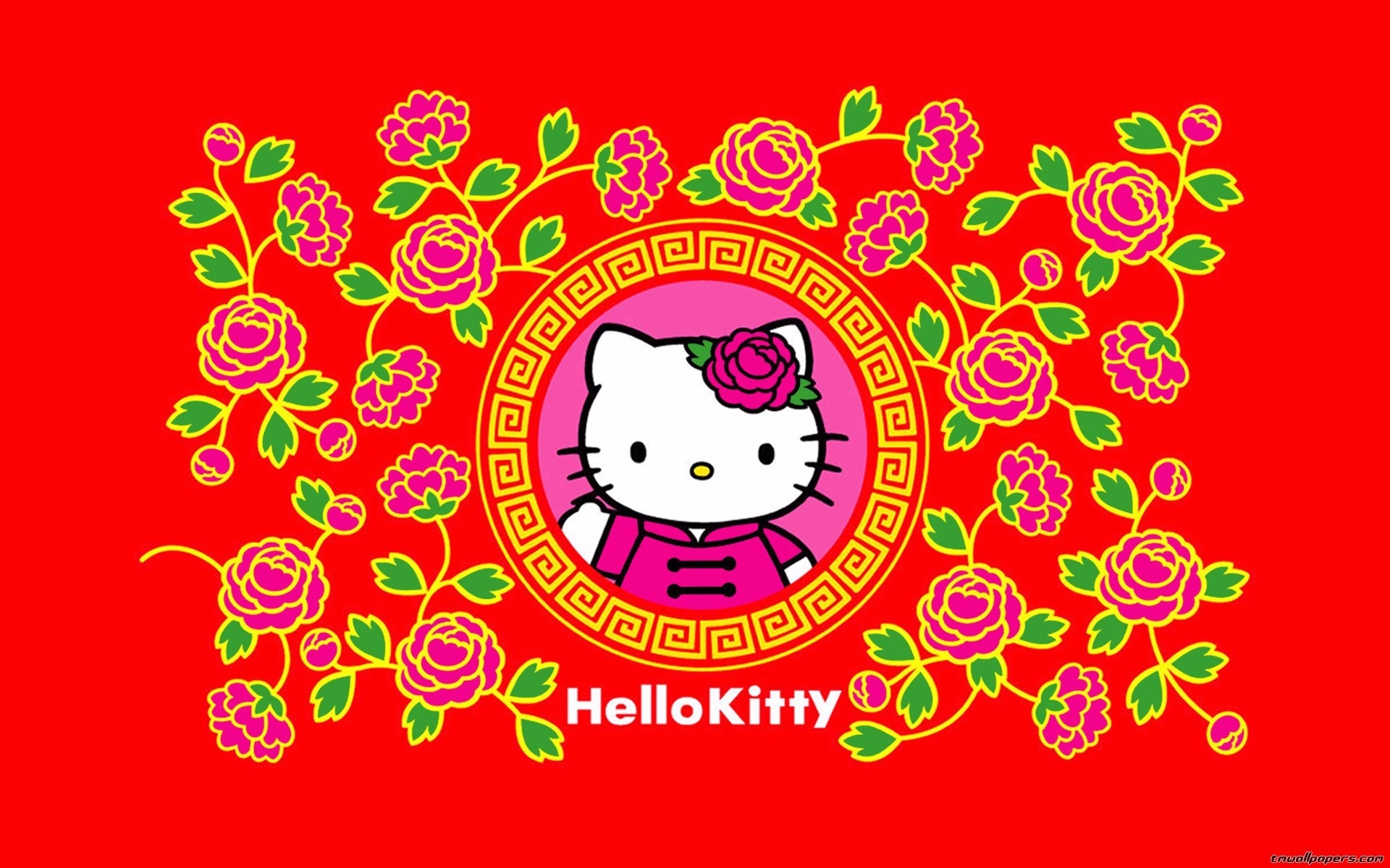 1920x1200 Red Hello Kitty Wallpaper, Desktop