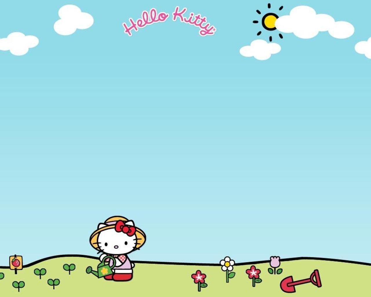 1280x1030 Hello Kitty Spring Wallpaper, HD Hello Kitty Spring Background on WallpaperBat, Desktop