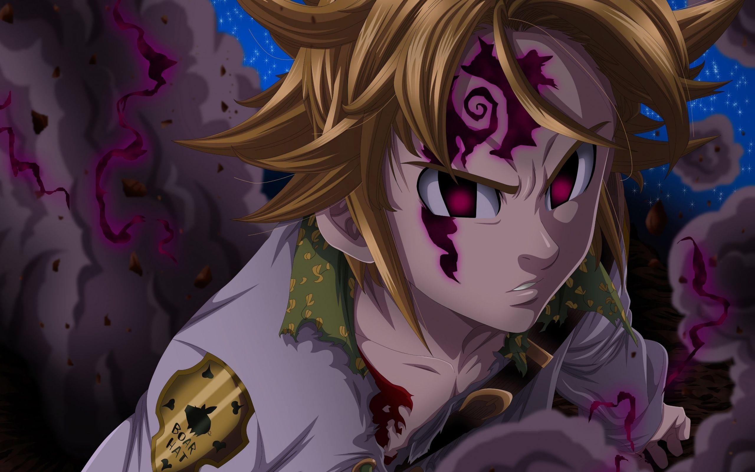 2560x1600 Meliodas, Anime, Demon, The Seven Deadly Sins Wallpaper, Desktop