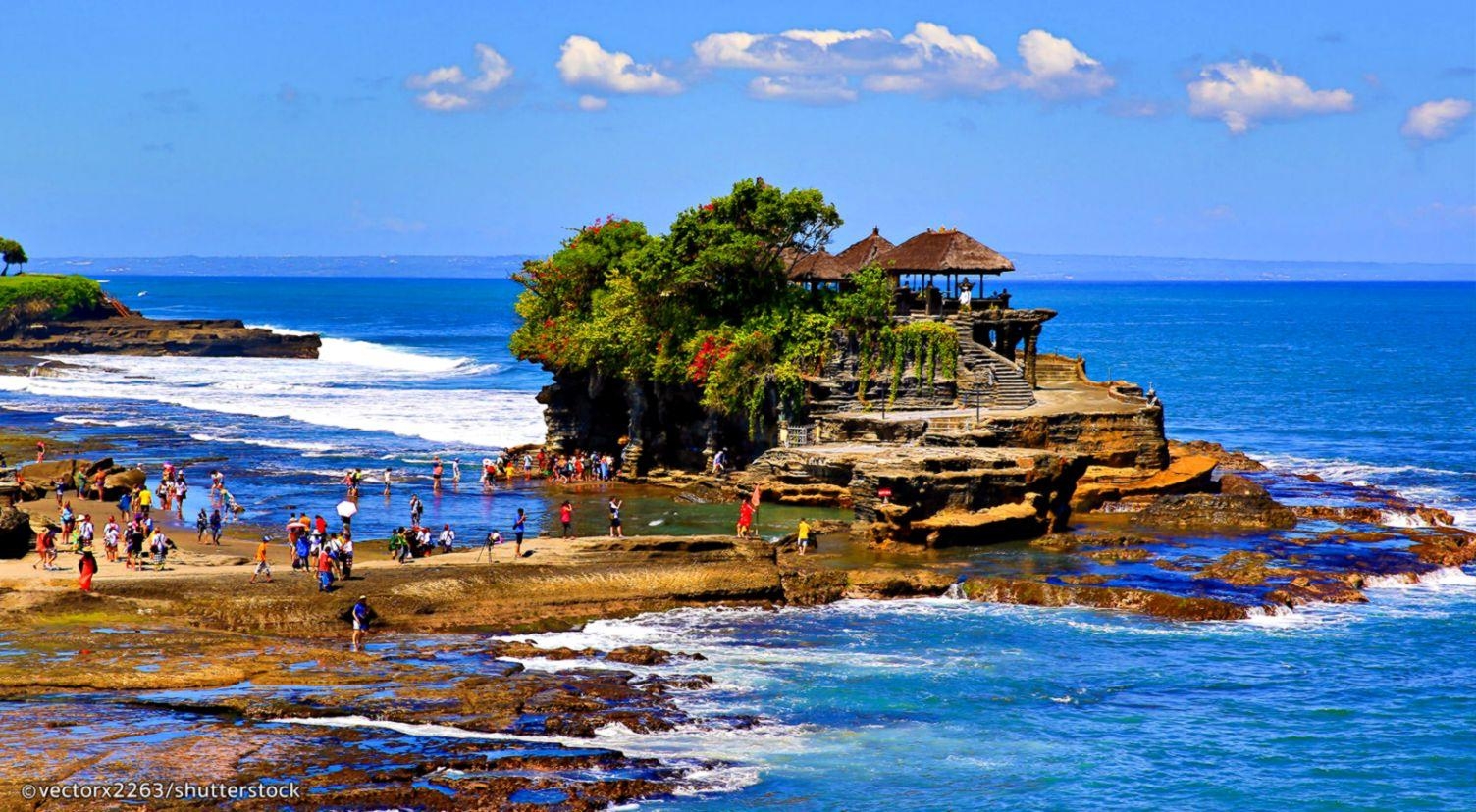 1510x830 Temple Tanah Lot Bali Wallpaper, Desktop