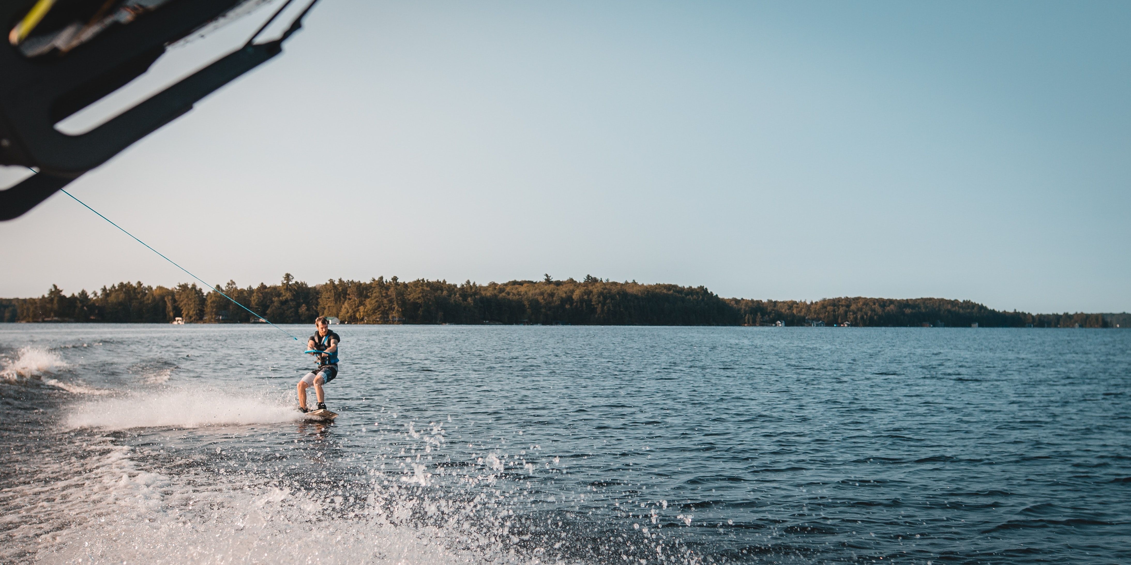 4380x2190 Amazing Wakeboard Photo, Dual Screen