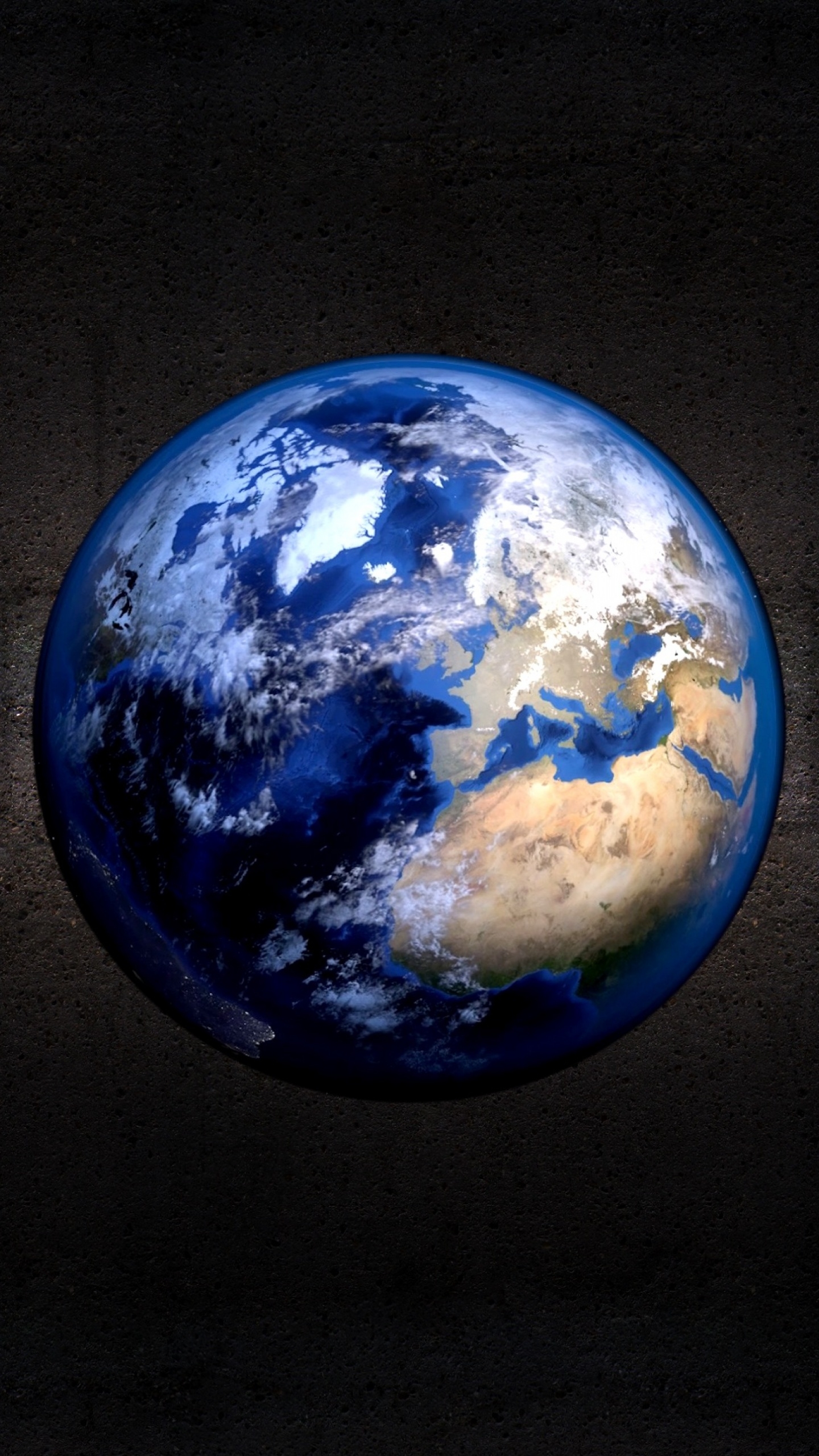 1440x2560 Earth Wallpaper 4K, Planet, Dark background, Wall, Graphics CGI, Phone