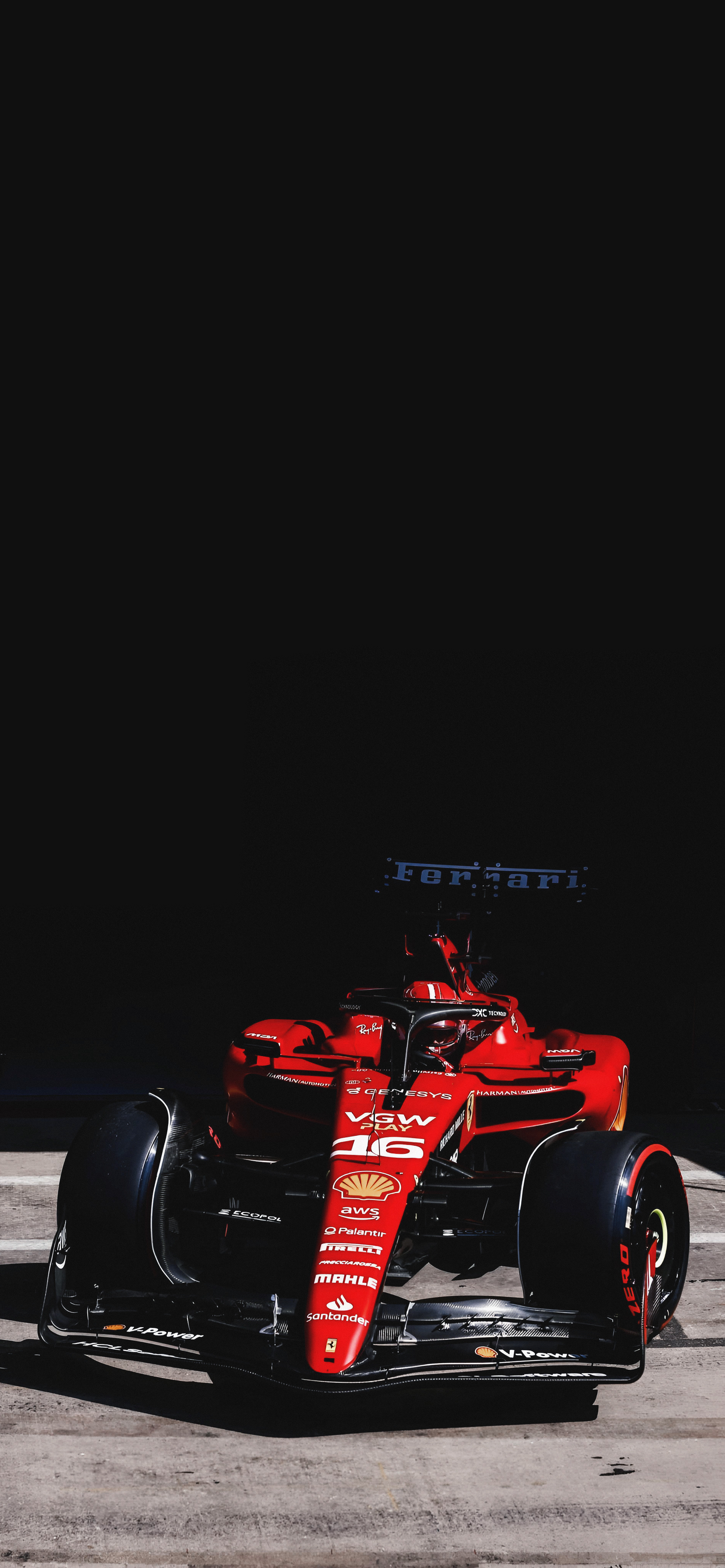 1900x4100 L Scuderia Ferrari L Charles Leclerc, Phone