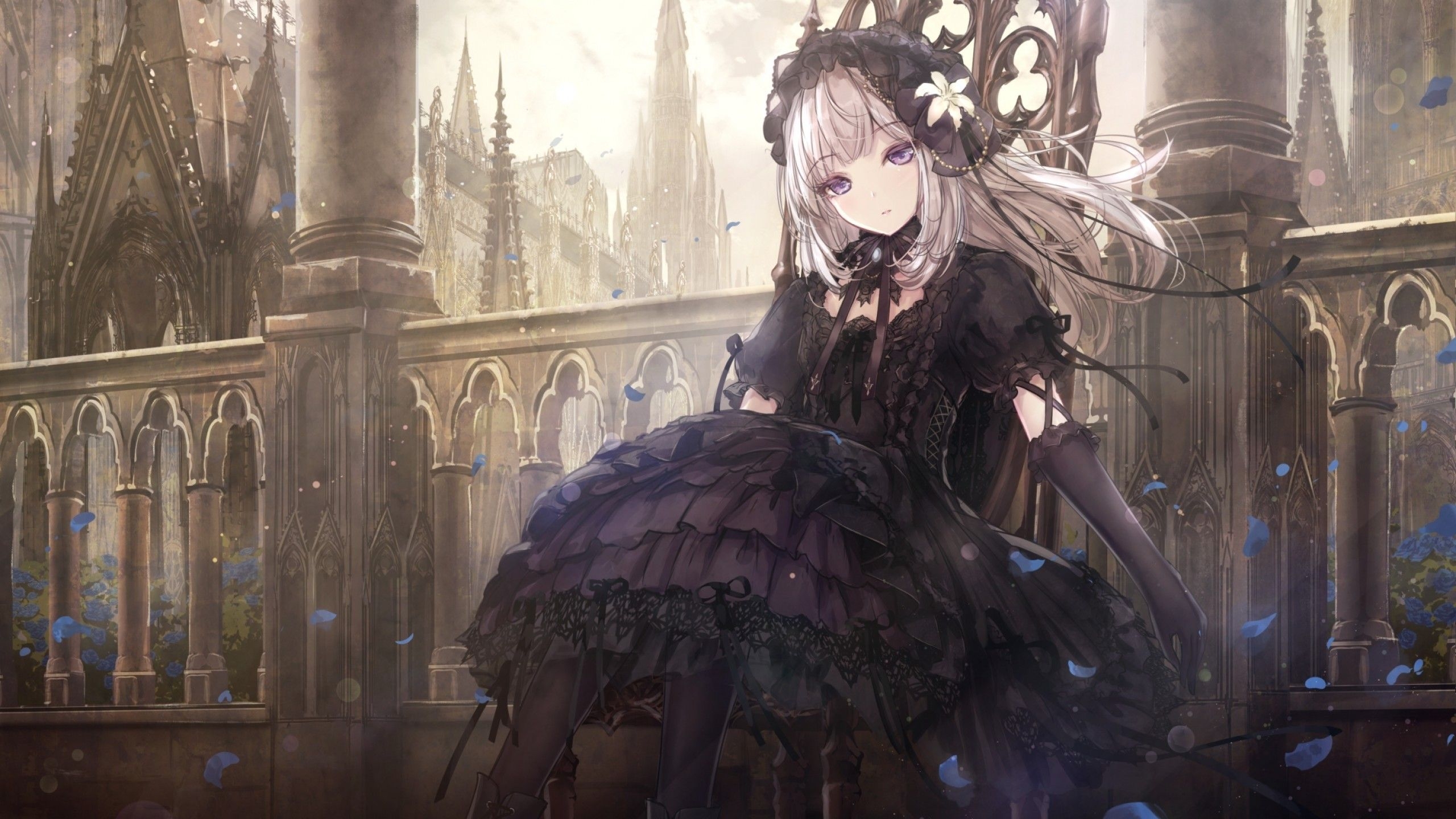 2560x1440 Gothic Anime Girl Wallpaper Free Gothic Anime Girl Background, Desktop