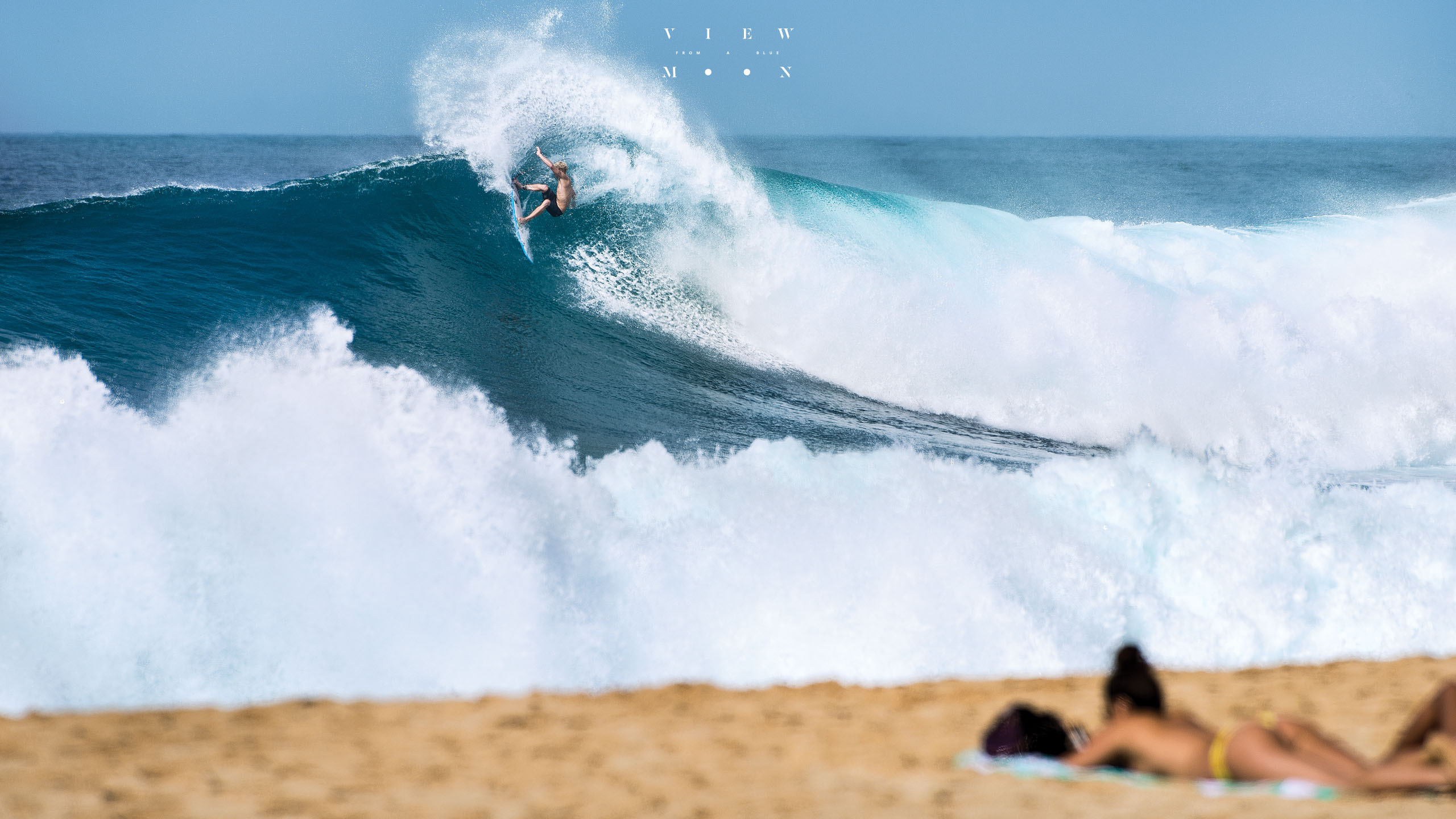 2560x1440 Serfing John Florence From A Blue Moon, Desktop