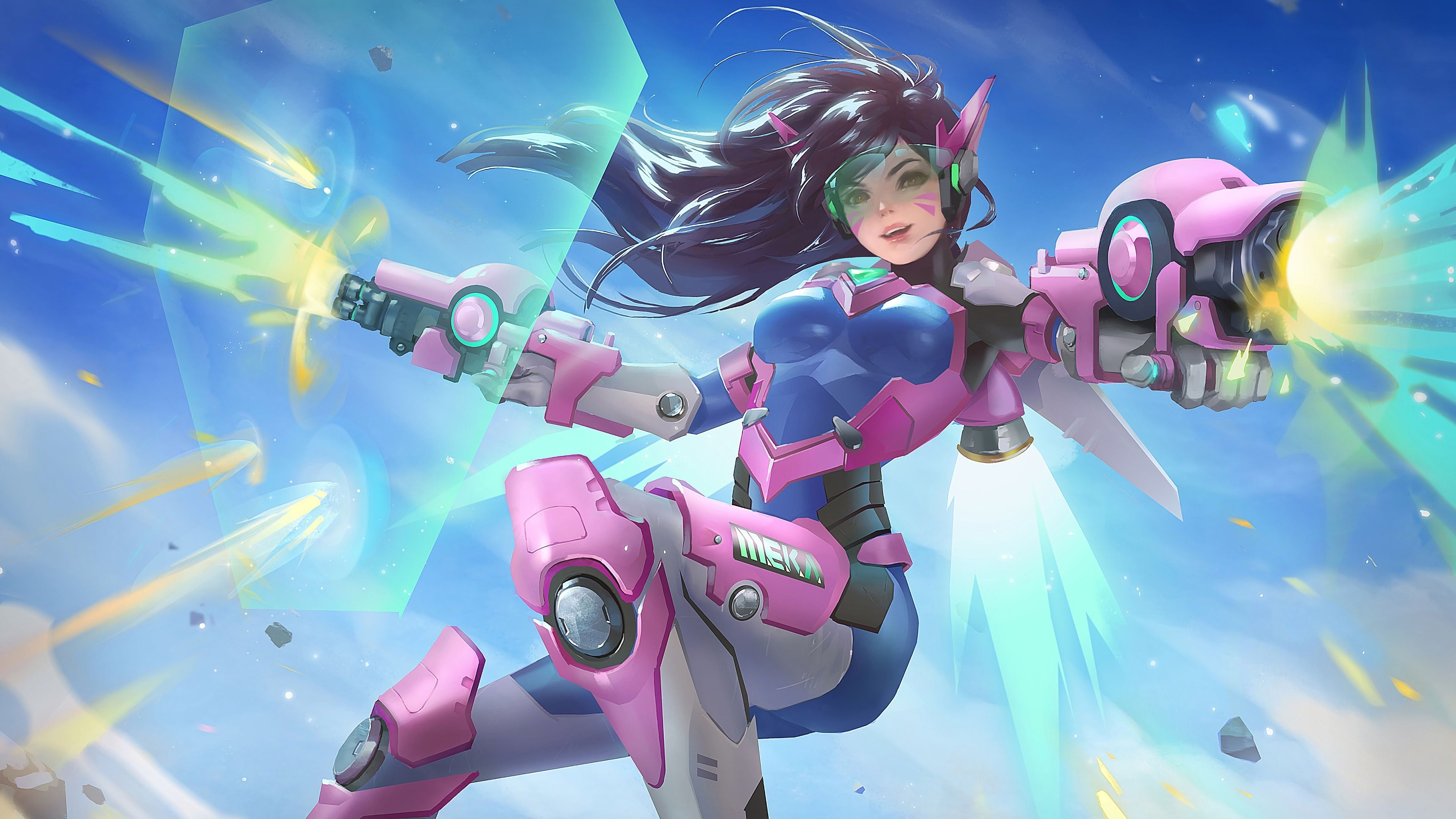 3840x2160 D.Va Overwatch 4K. Overwatch fan art, Overwatch wallpaper, Overwatch, Desktop