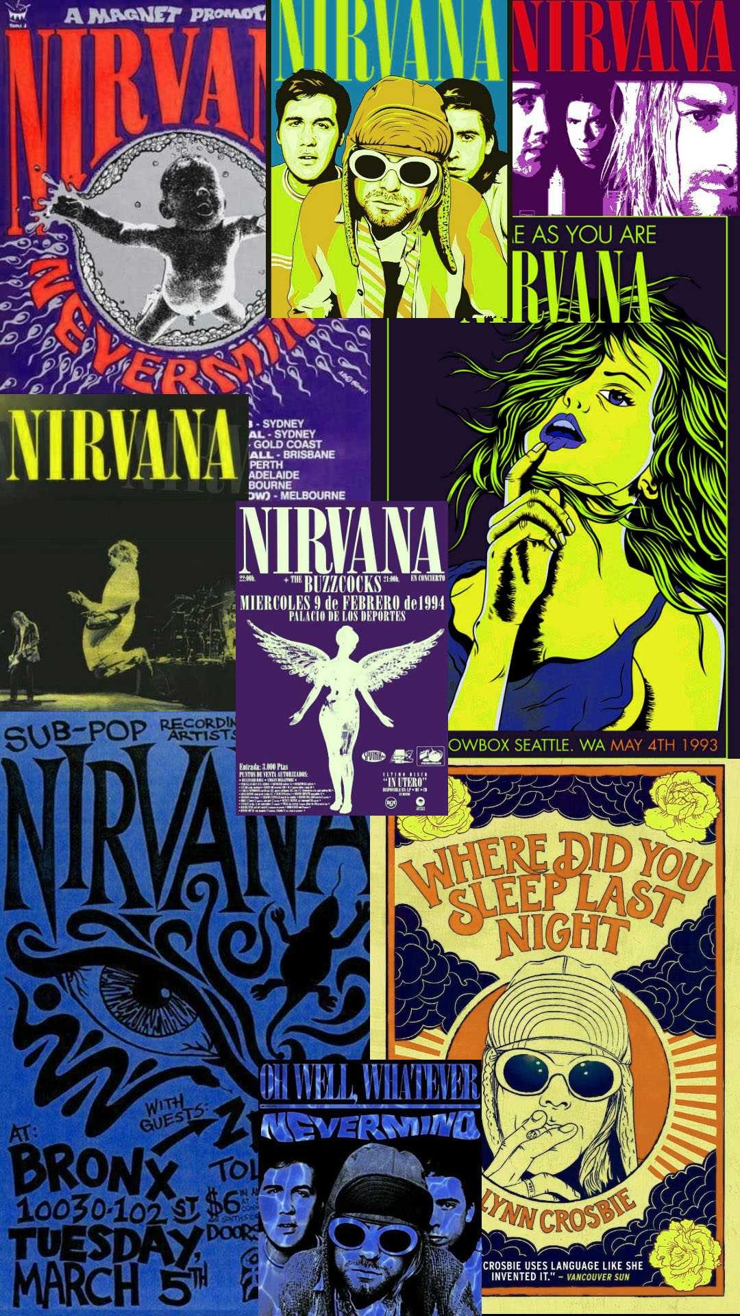 1080x1920 Nirvana Wallpaper, Phone