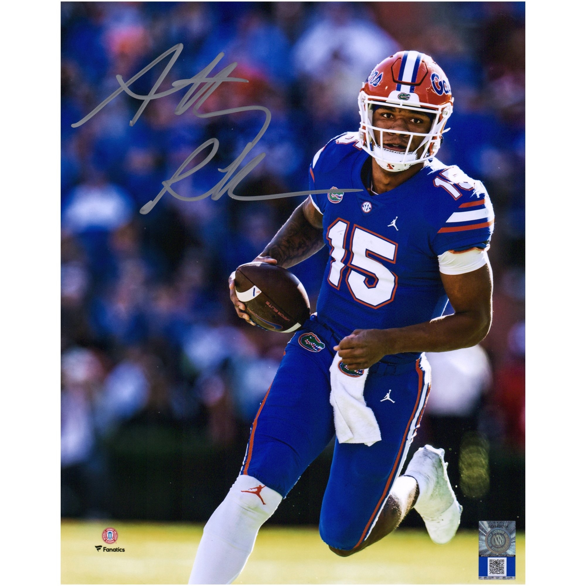 2000x2000 Anthony Richardson Florida Gators Autographed 8 x 10 Running Photograph, Phone