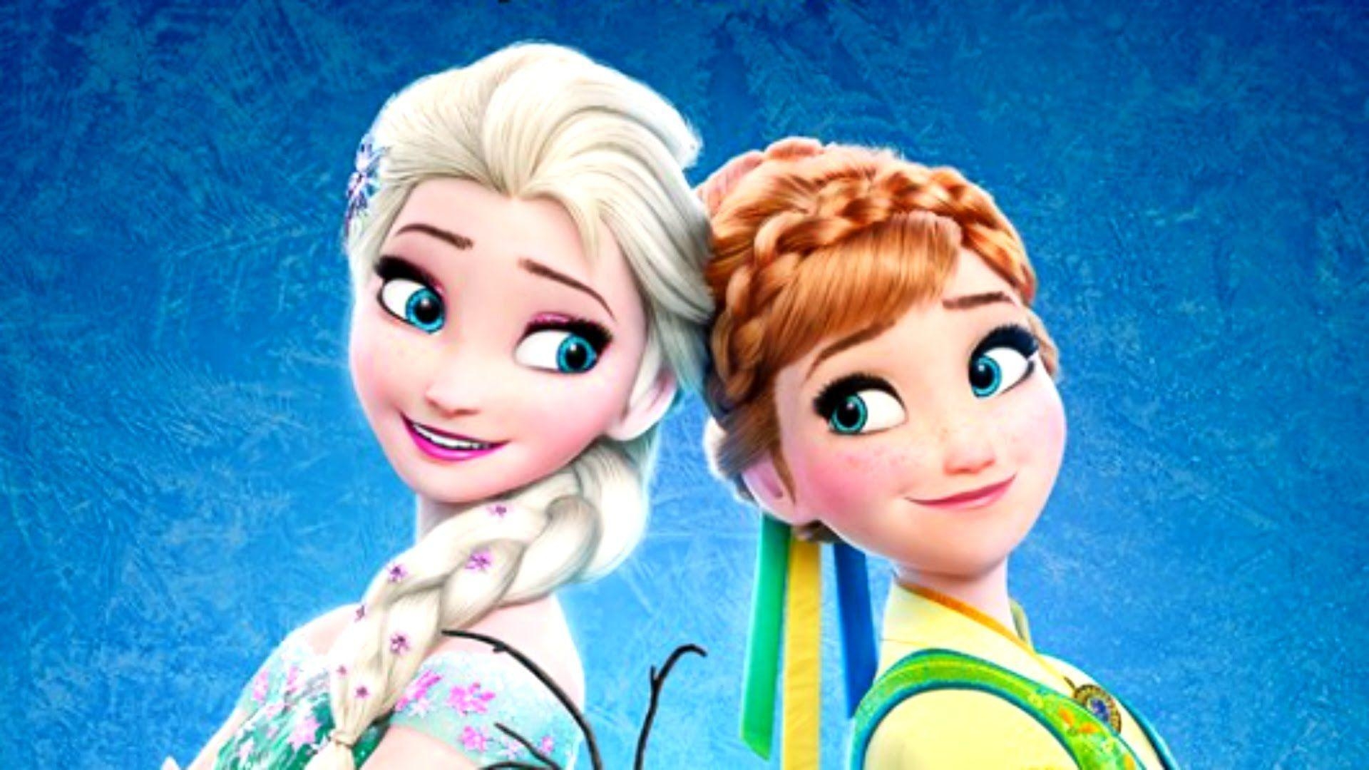 1920x1080 Elsa And Anna Background, Desktop