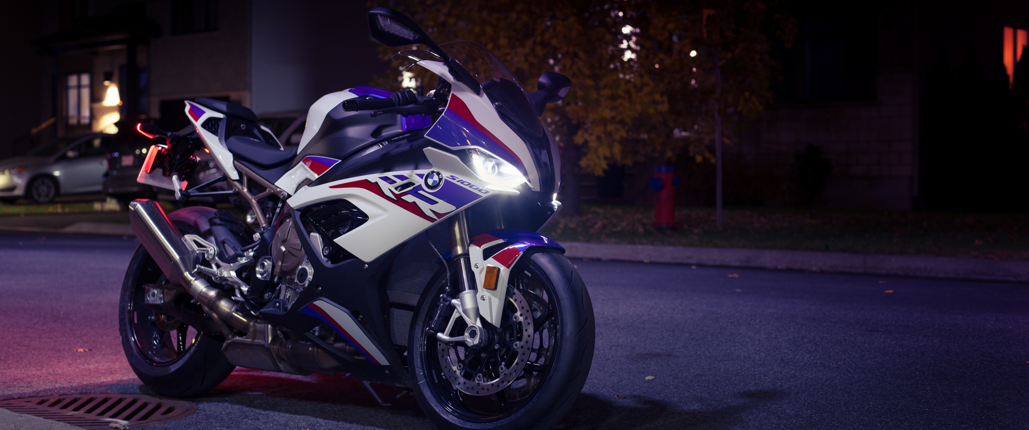 3440x1440 BMW S1000RR Wallpaper 4K, Sports bikes, Dual Screen