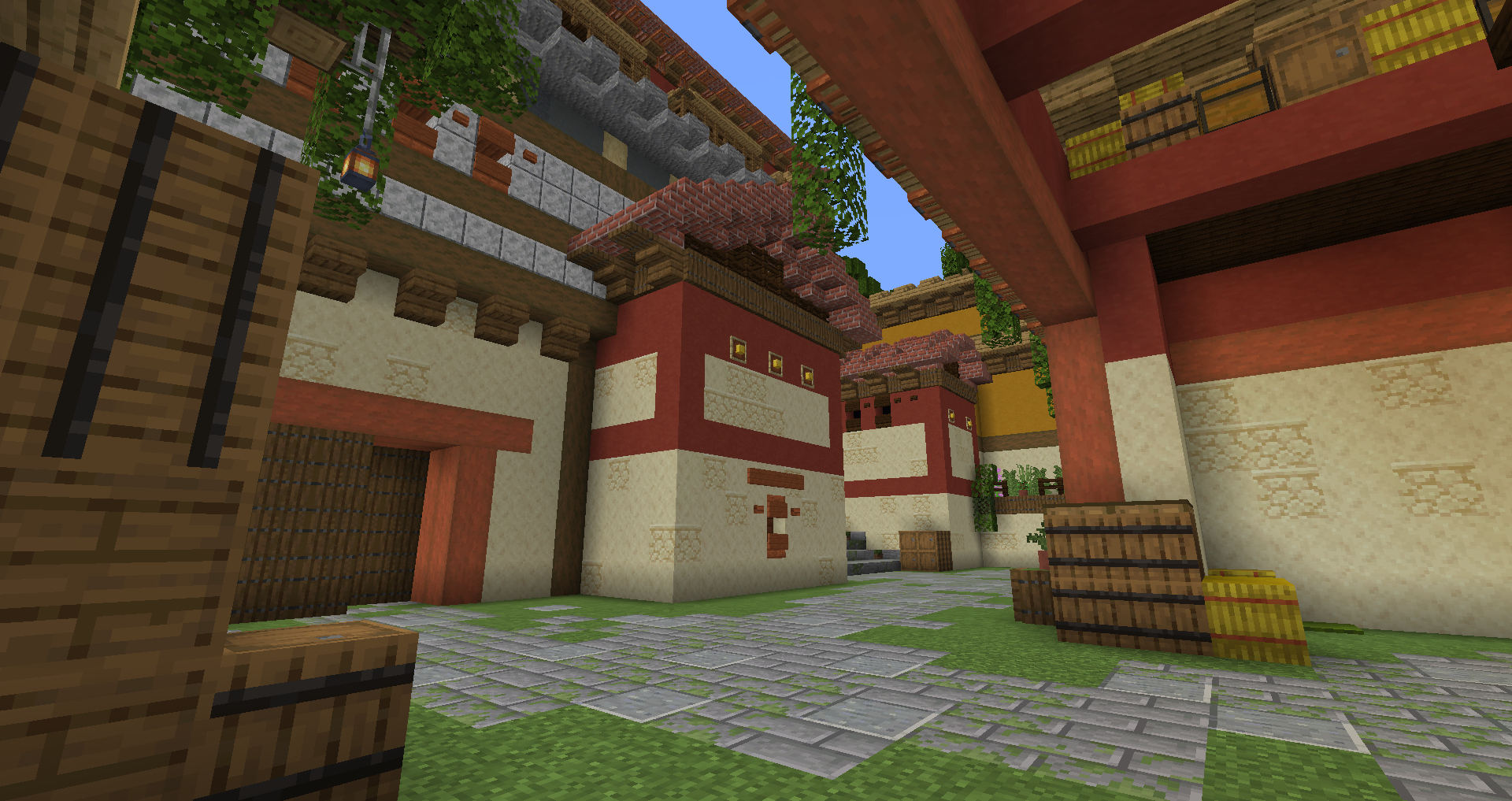 1920x1020 Valorant map Haven in Minecraft, Desktop