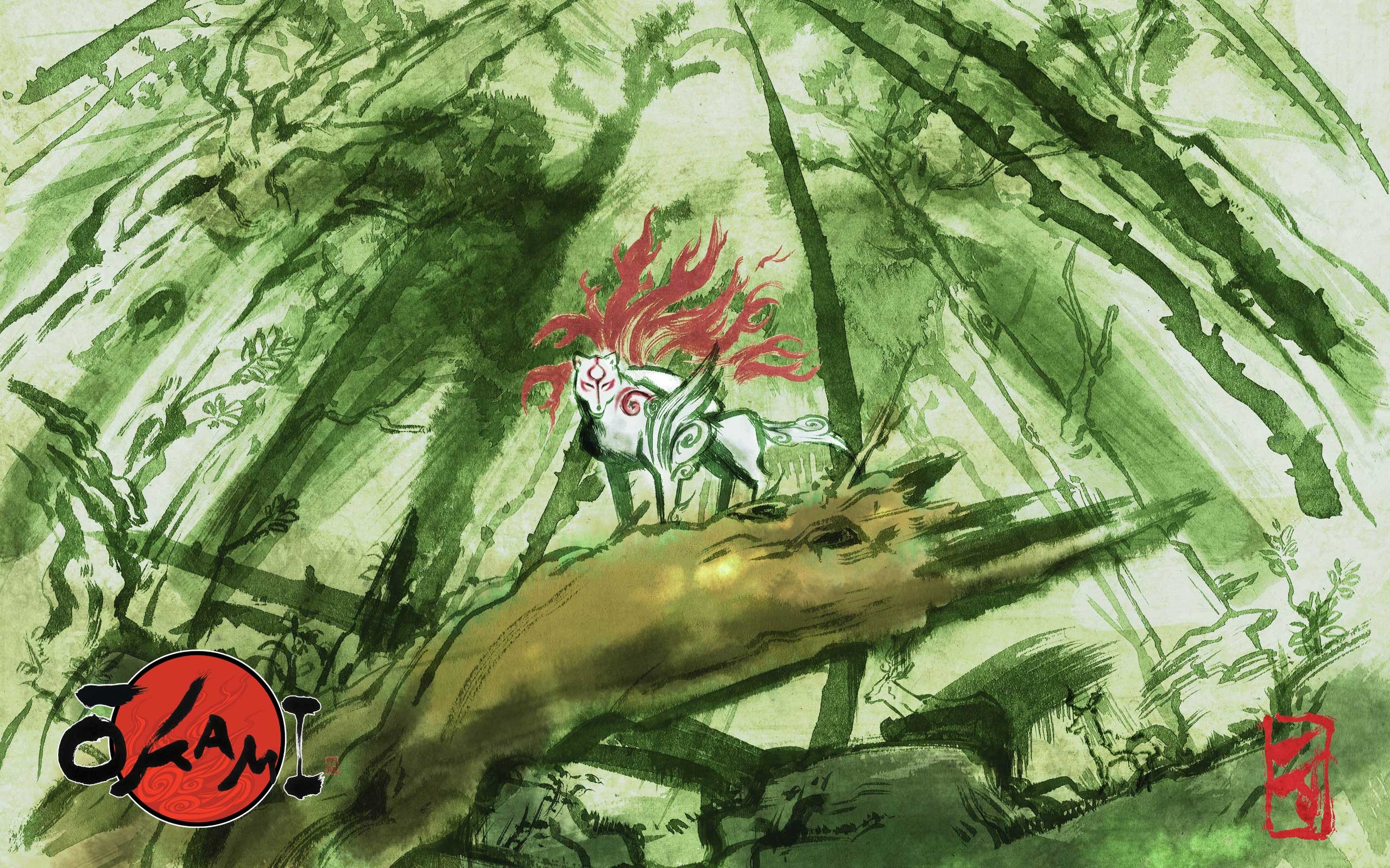 2560x1600 Okami Art, Desktop