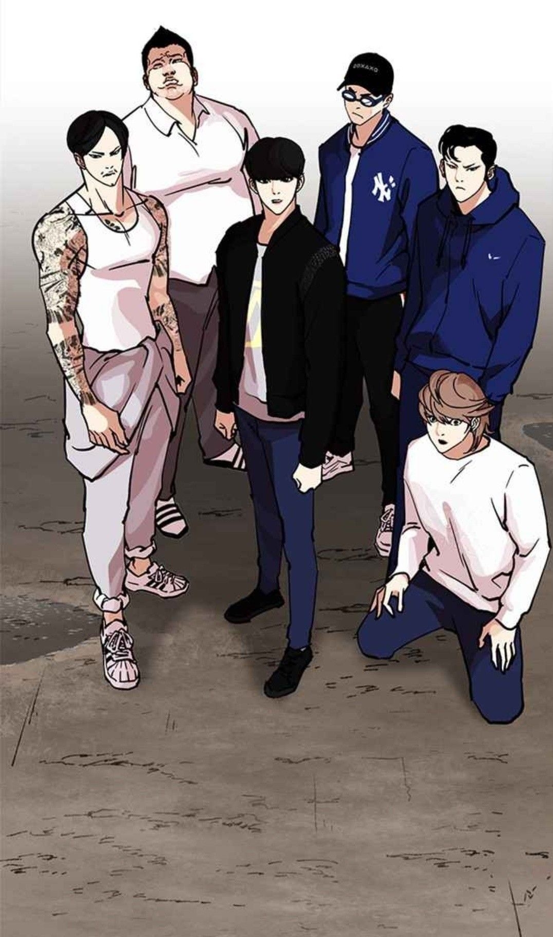 1080x1830 Vasco, Daniel Park, Zack, Johan Webtoon #LOOKISM, Phone