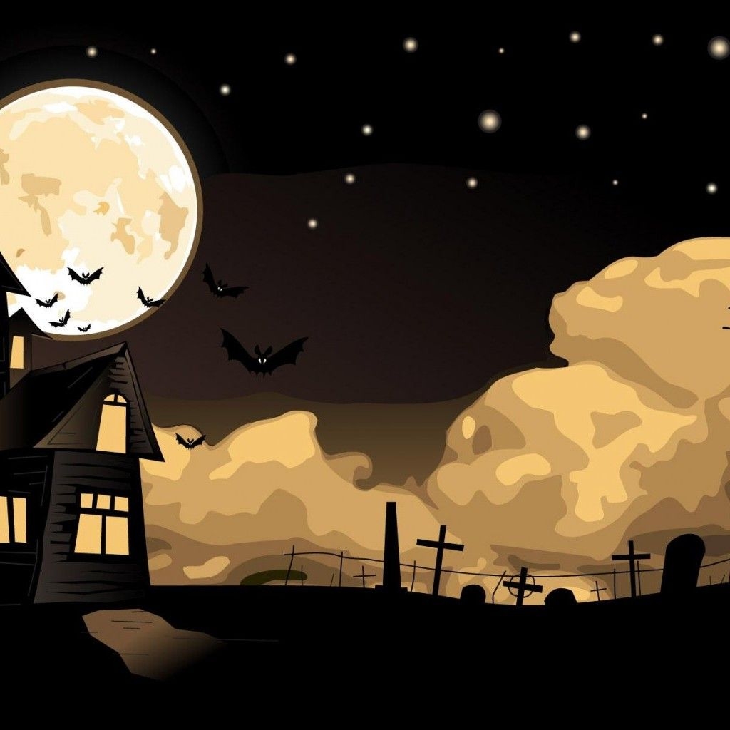 1030x1030 Halloween Wallpaper for iPad, Phone