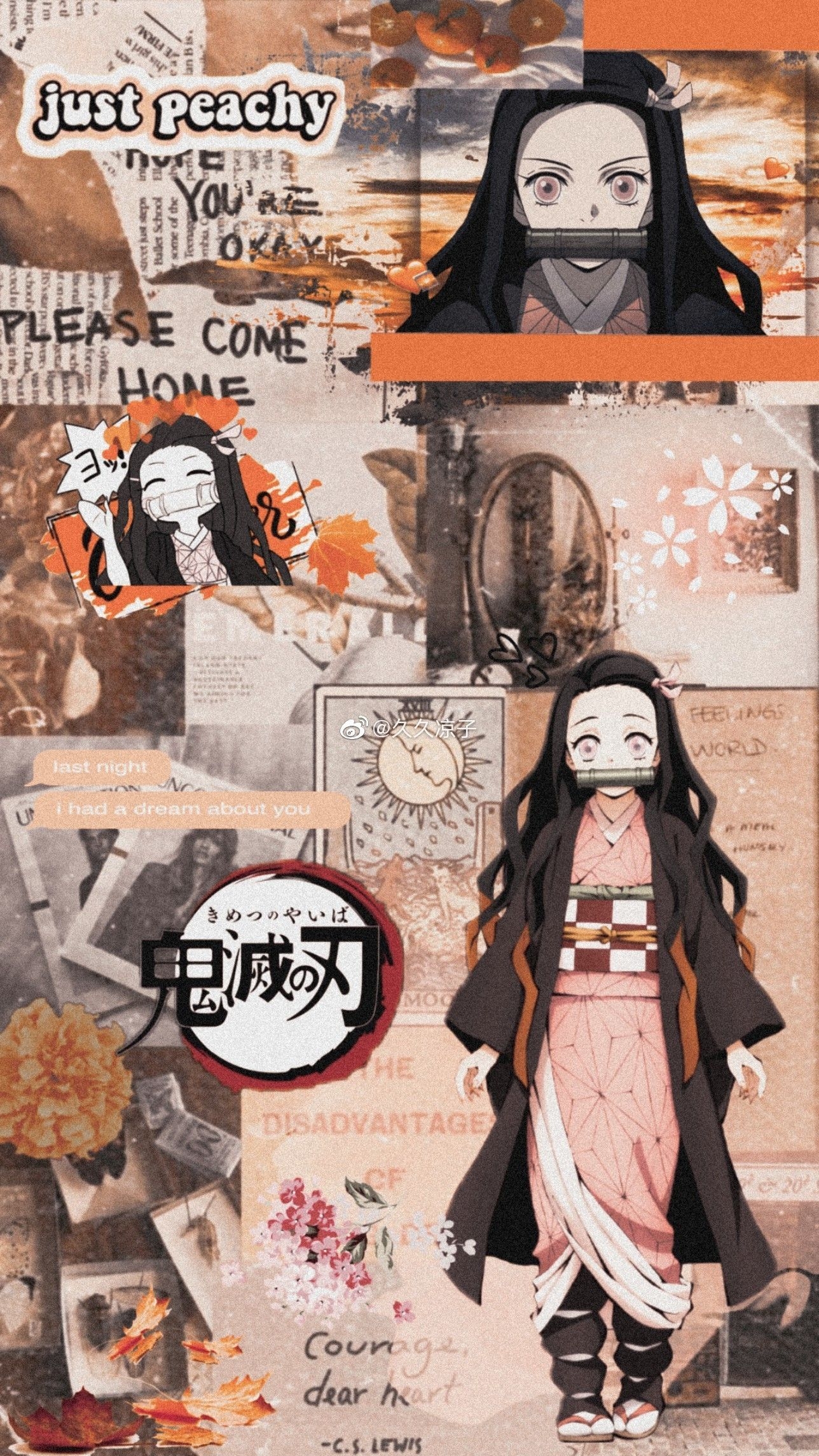 1290x2290 Nezuko Kamado. Cute anime wallpaper, Chibi anime kawaii, Anime demon, Phone