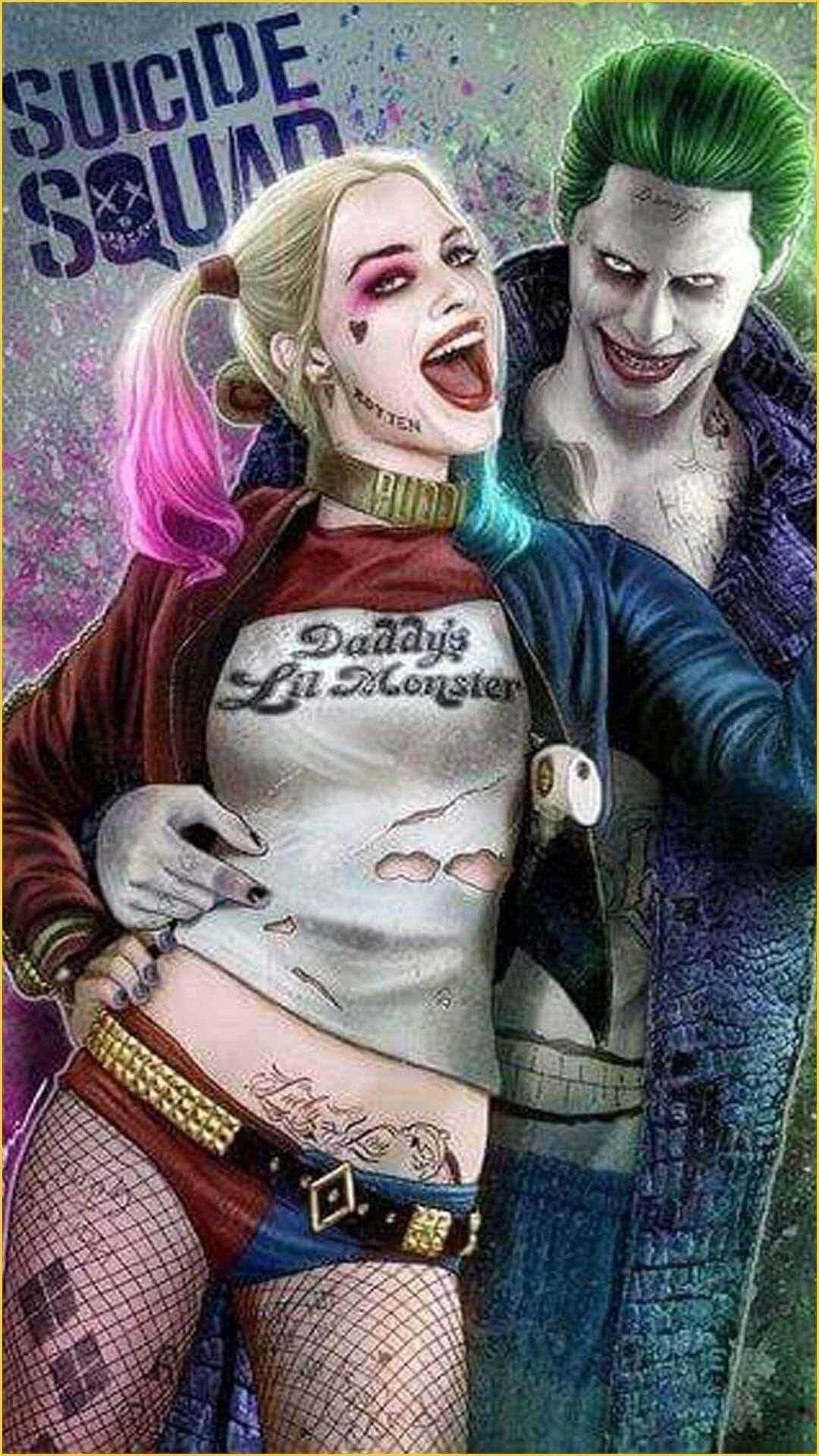 1080x1920 Joker and Harley Quinn Phone Wallpaper Free Joker, Phone