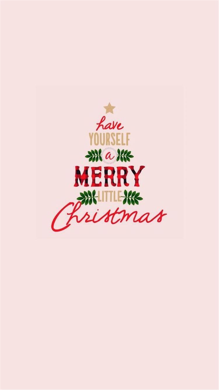 750x1340 Simple Yet Cute Christmas Wallpaper You Must Have This Year, Phone