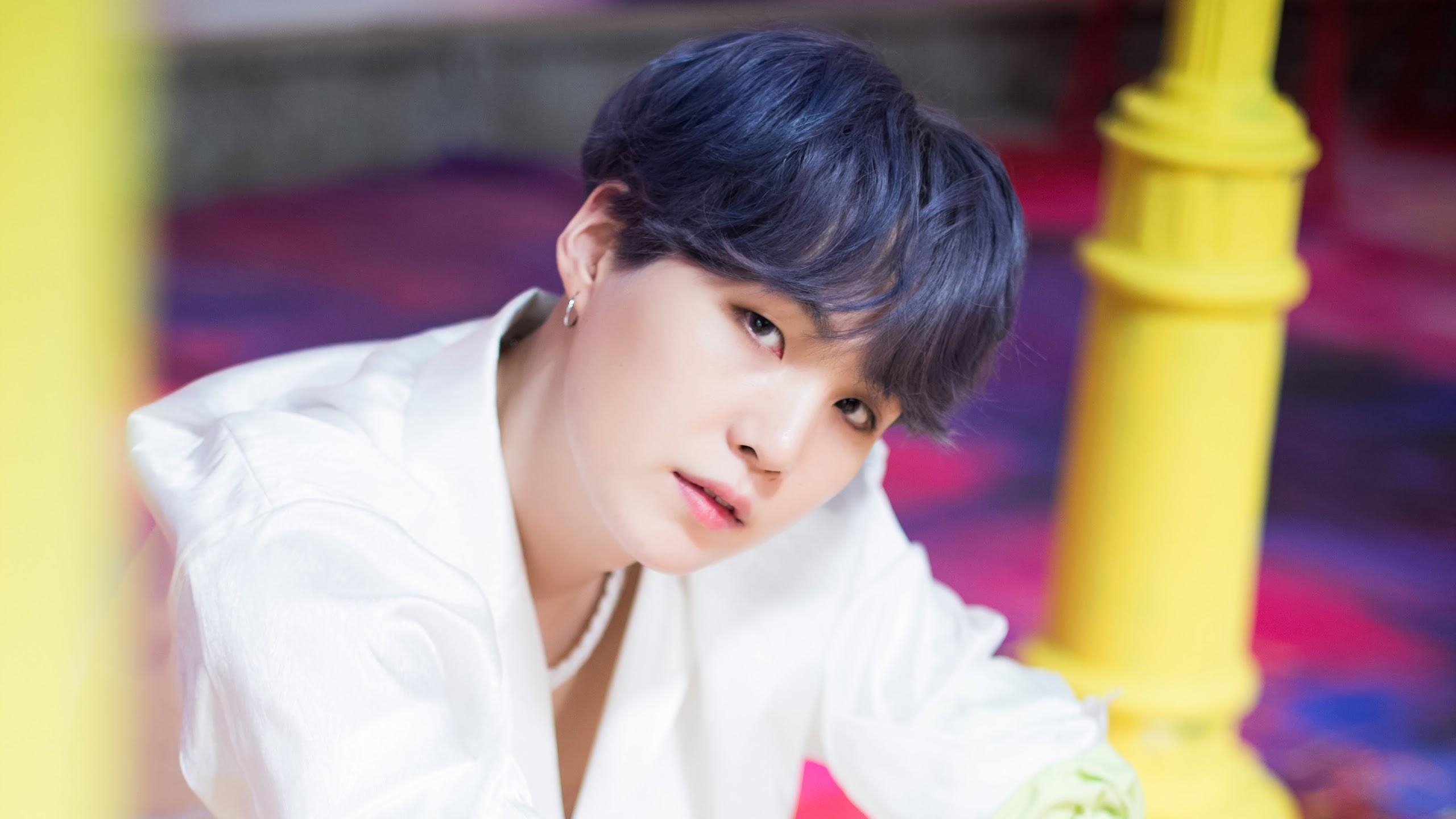 2560x1440 Suga BTS Boy With Luv 4K Wallpaper, Desktop