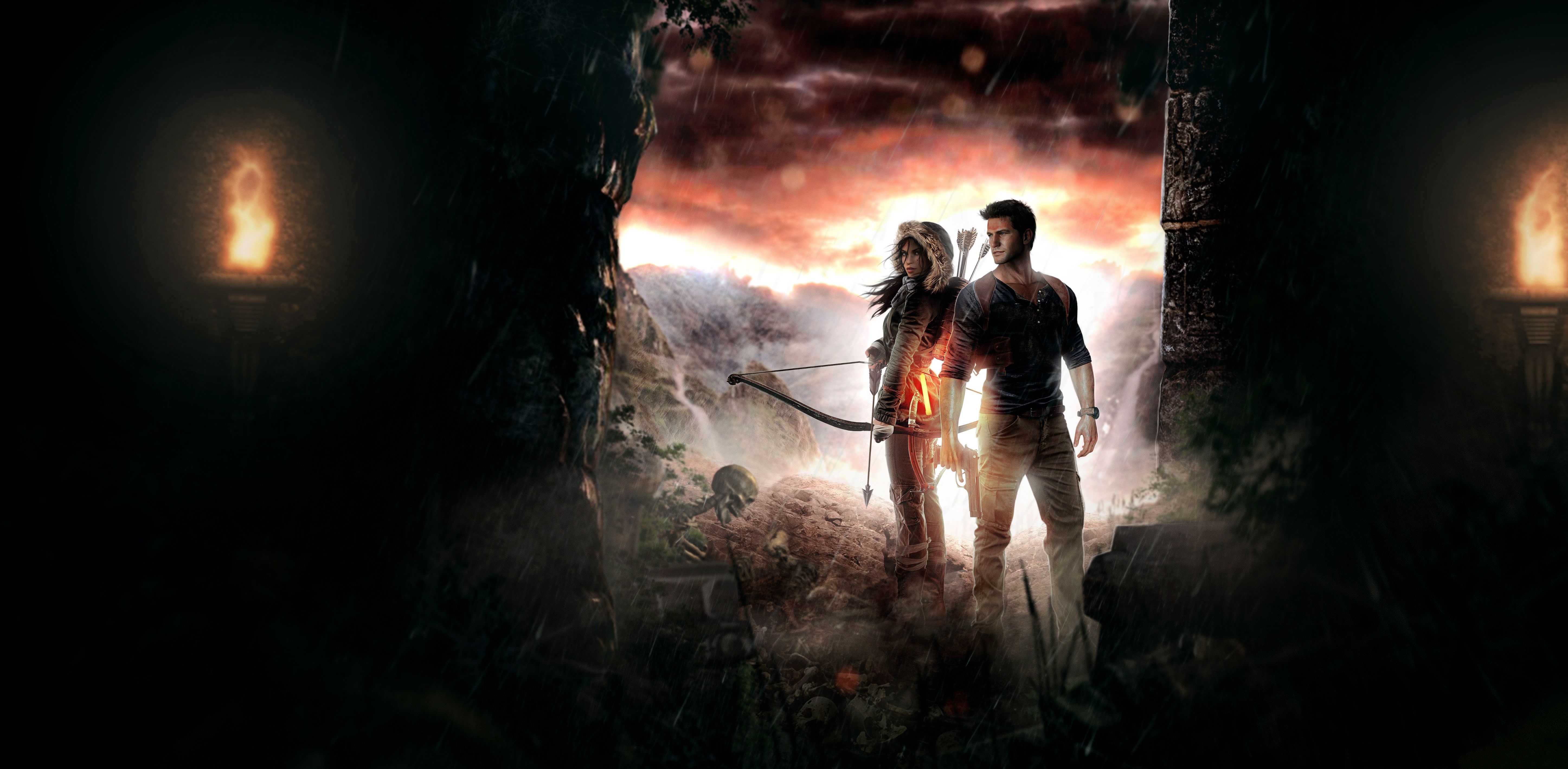 5790x2840 Nathan Drake Wallpaper Free Nathan Drake Background, Dual Screen