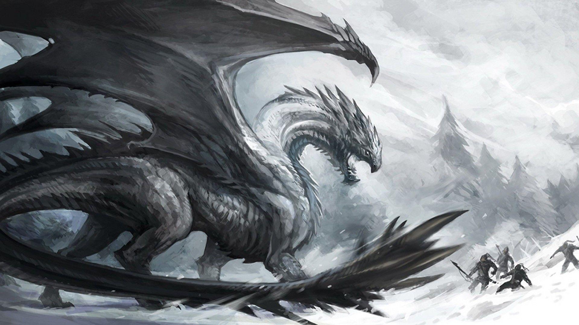 1920x1080 HD Ice Dragon Wallpaper, Desktop