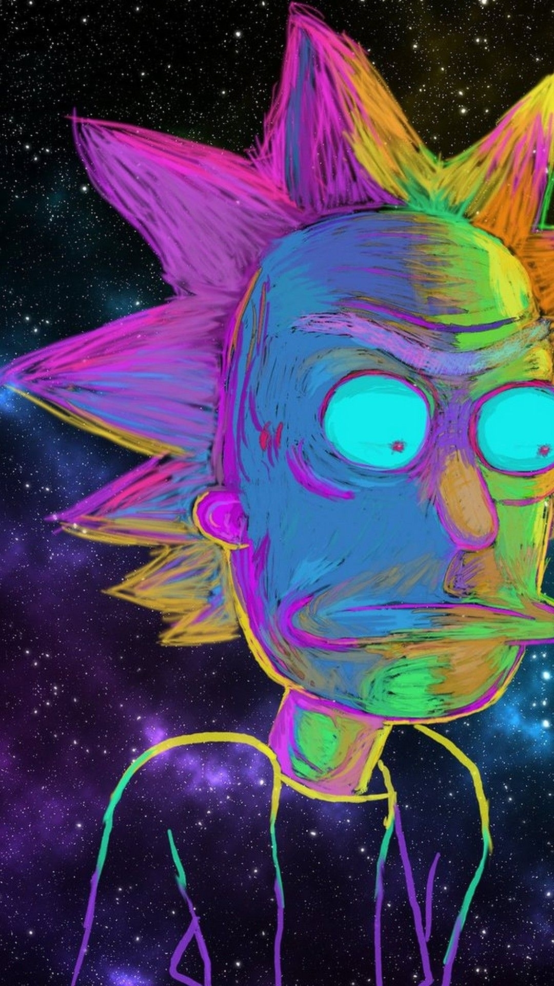 1080x1920 Top Trippy Rick And Morty Wallpaper FULL HD 1920×1080 For PC, Phone