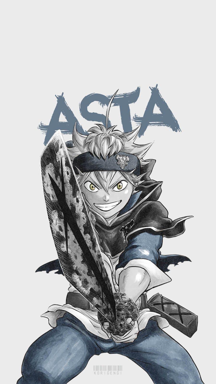 900x1600 Asta Black Clover Wallpaper Free Asta Black Clover, Phone