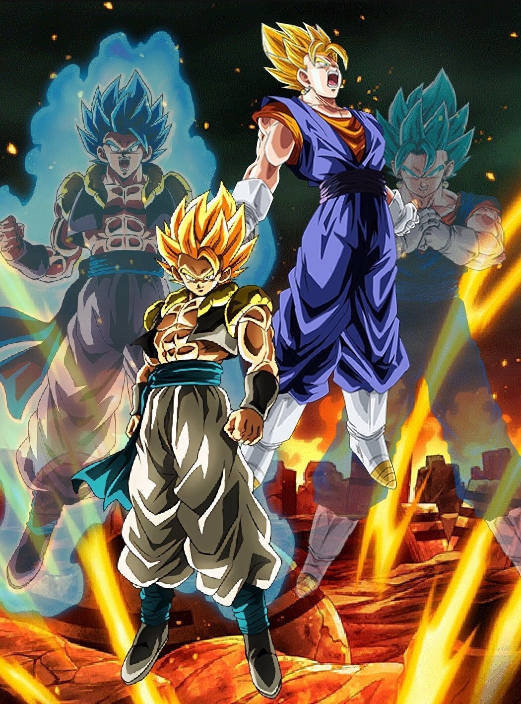 1050x1420 Gogeta and Vegito Wallpaper Free Gogeta and Vegito Background, Phone