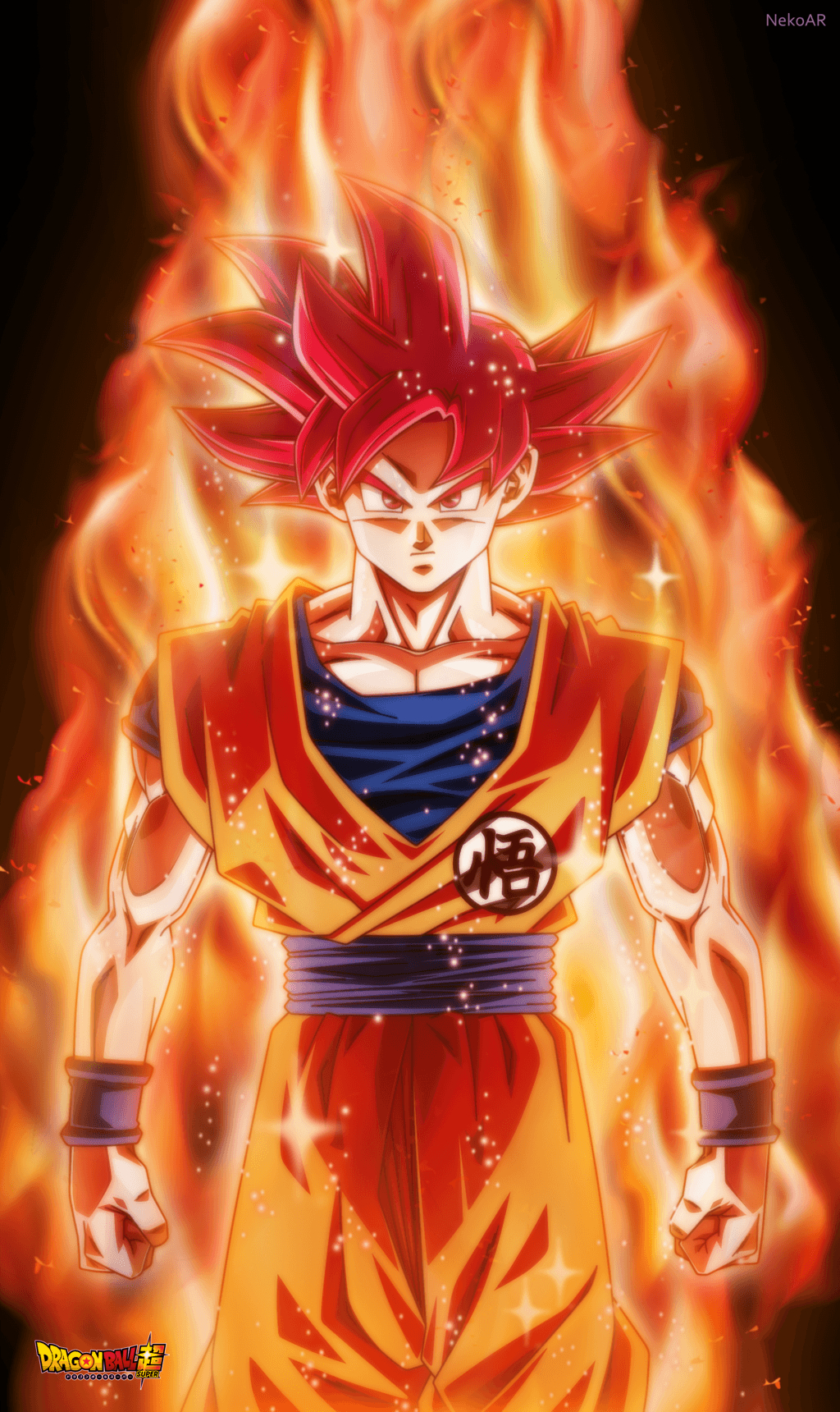 1030x1720 Super Saiyan God Poster, Phone