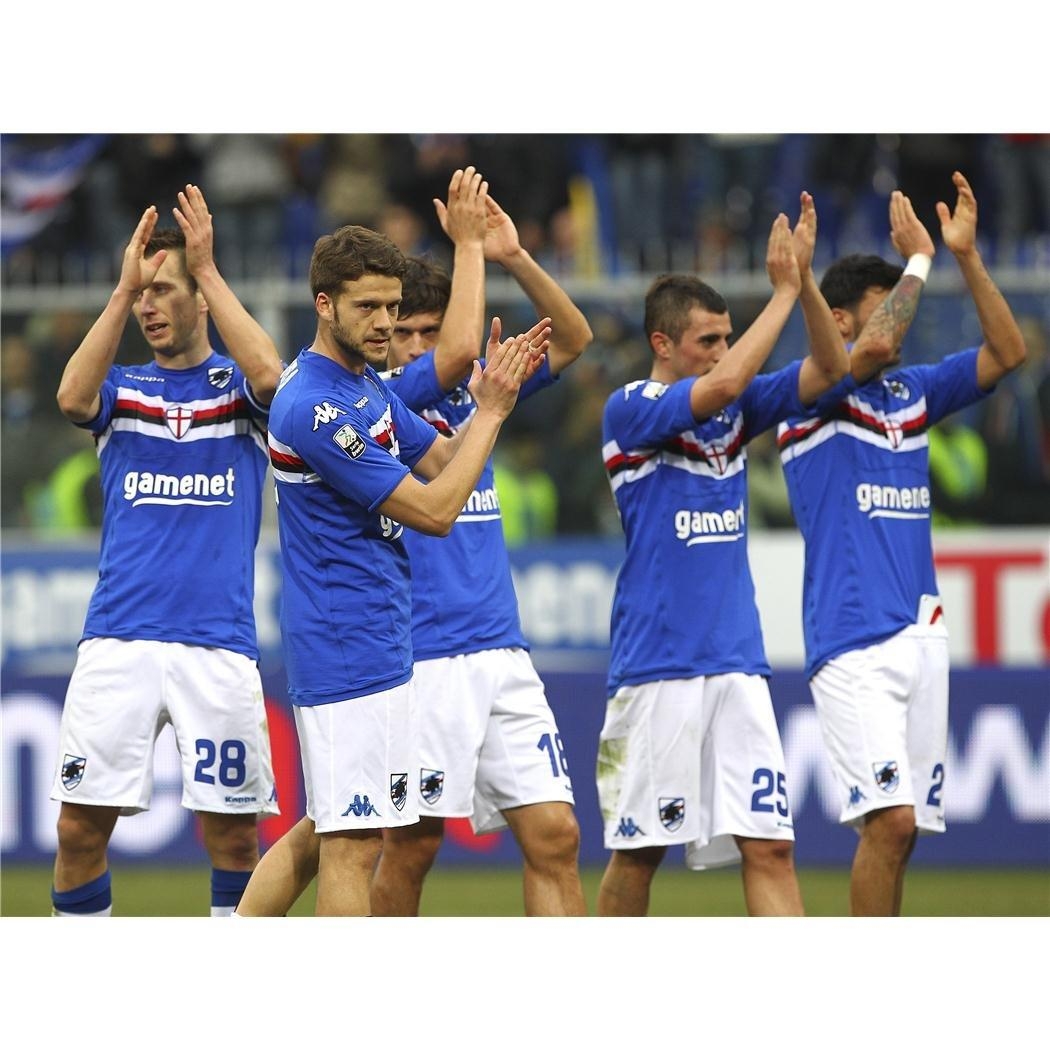 1050x1050 UC Sampdoria FootBall Club Art Print Poster 003 Middle Size, Phone