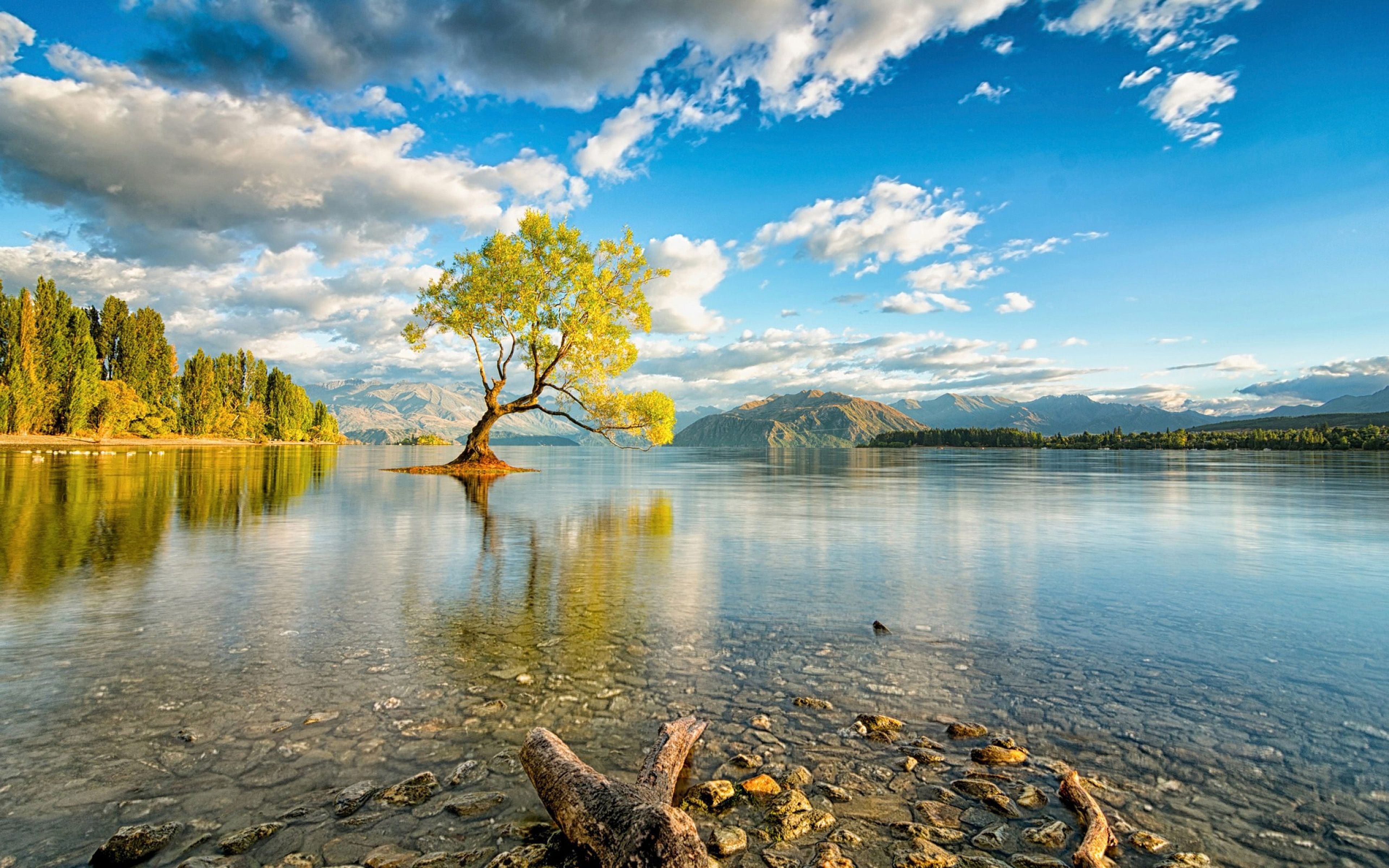 3840x2400 Wanaka New Zealand Lake Wallpaper HD, Wallpaper13.com, Desktop