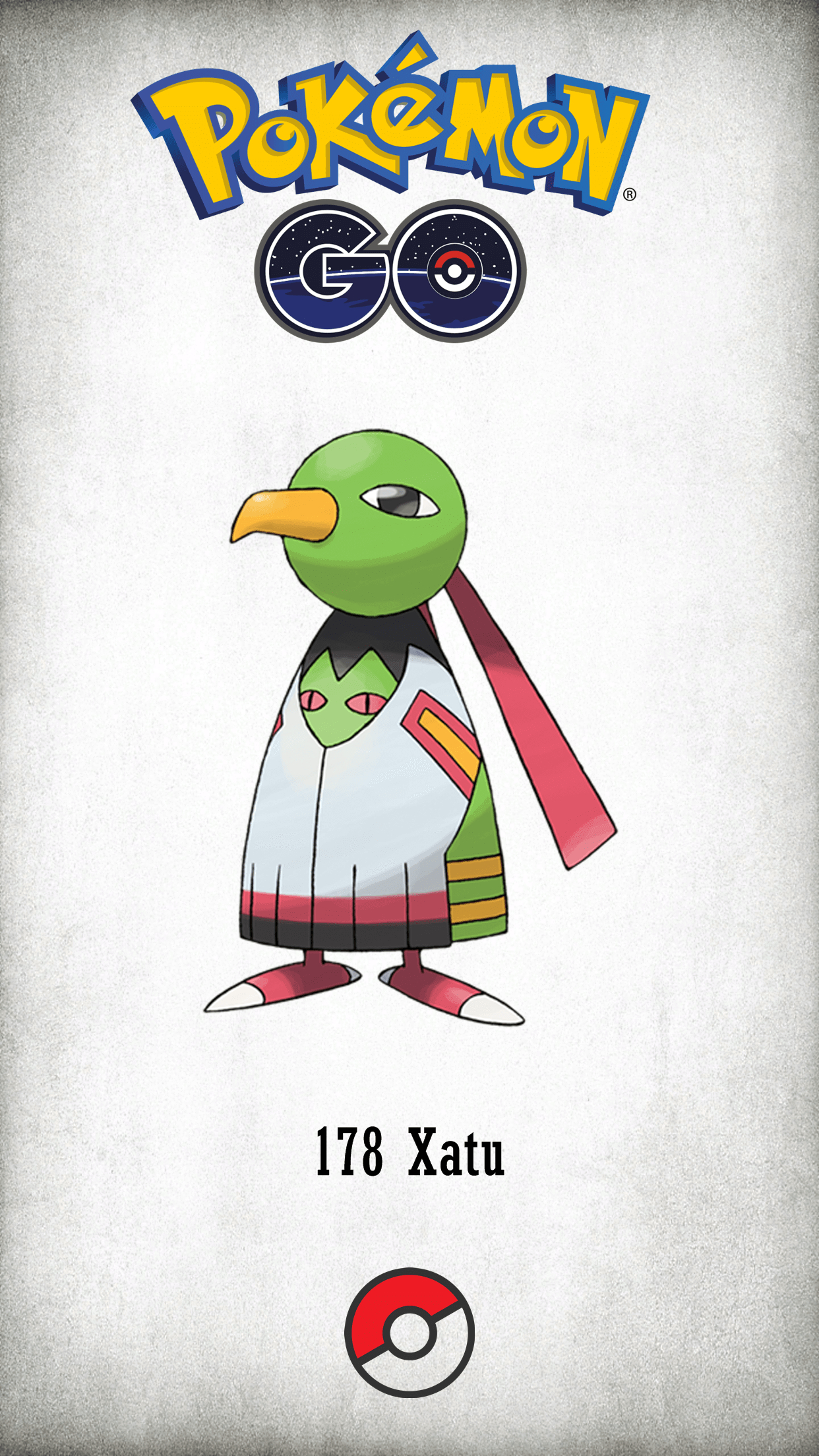 1250x2210 Character Xatu, Phone