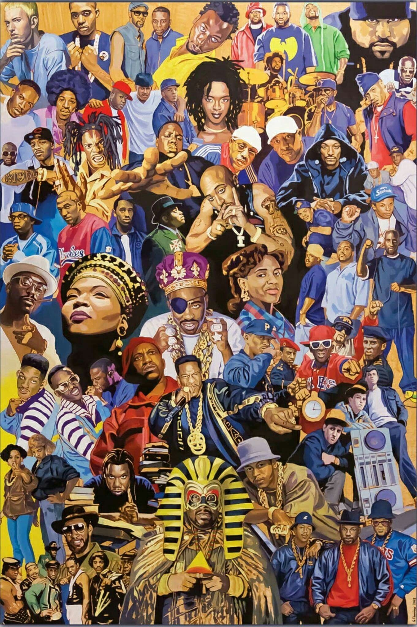 1370x2050 Old School Hip Hop Wallpaper, Phone