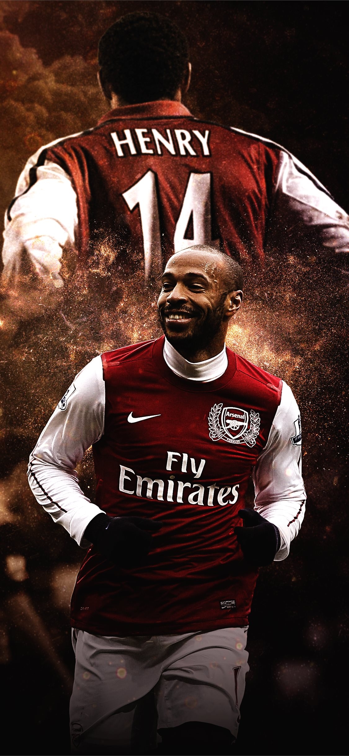 1130x2440 aubameyang arsenal iPhone Wallpaper Free Download, Phone