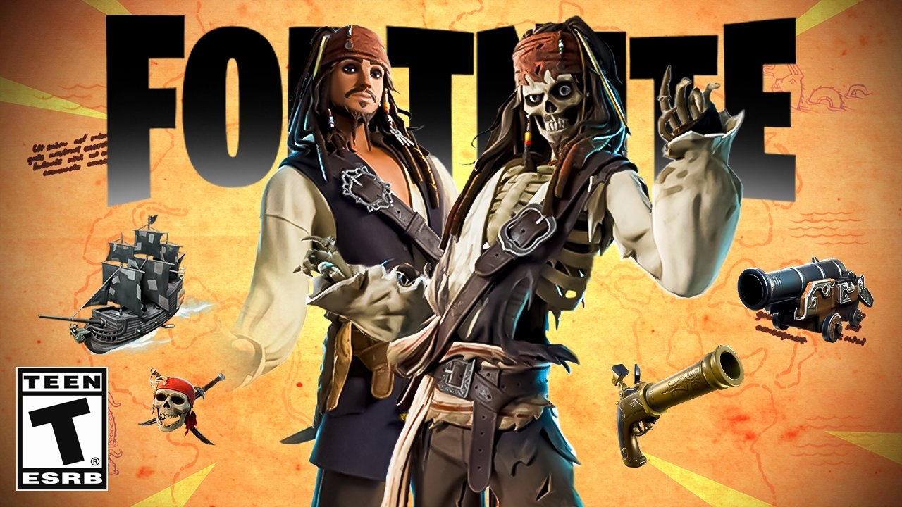 1280x720 Jack Sparrow Fortnite wallpaper, Desktop