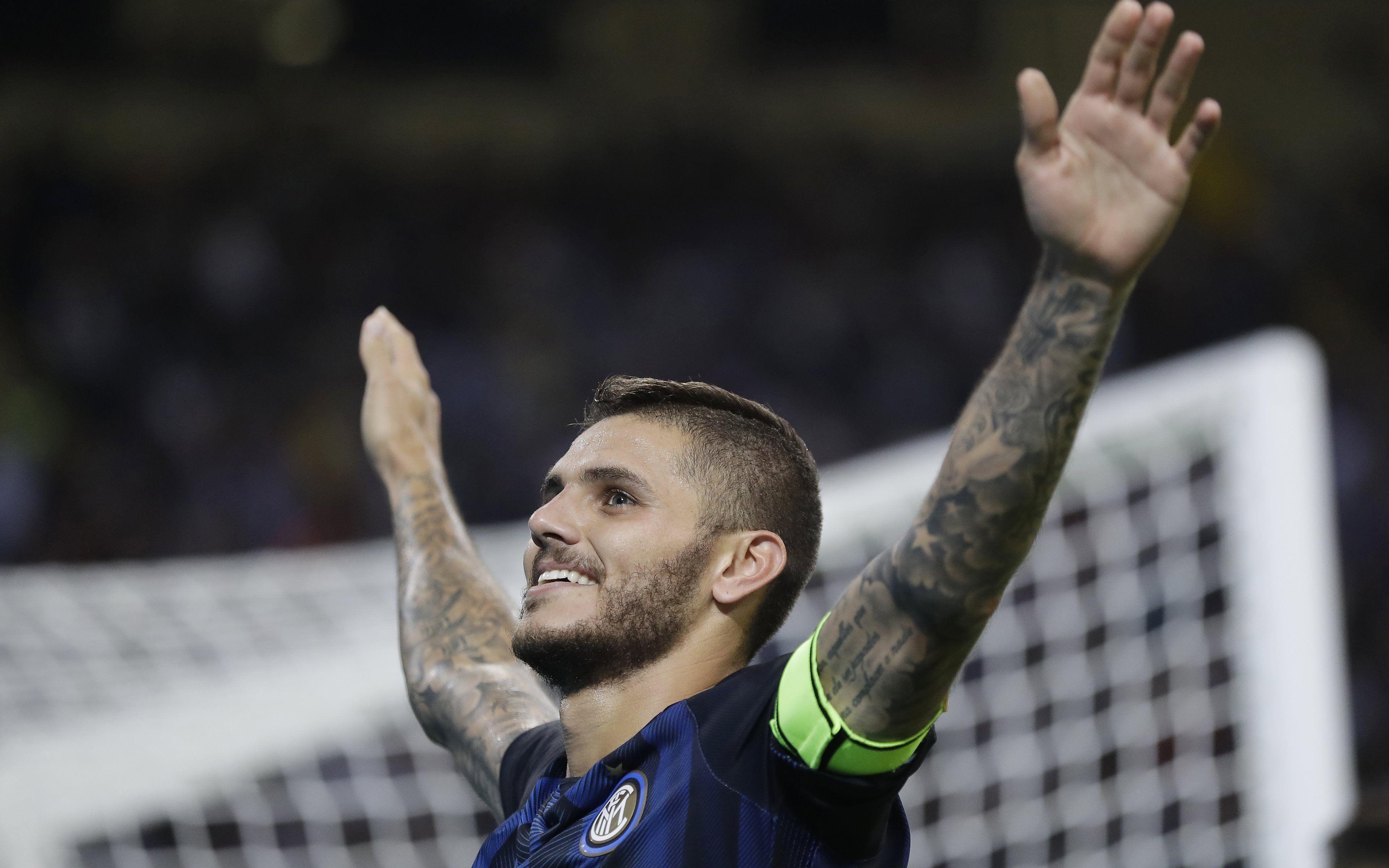 3840x2400 Download 4k wallpaper Internazionale, Mauro Icardi, match, Seria, Desktop