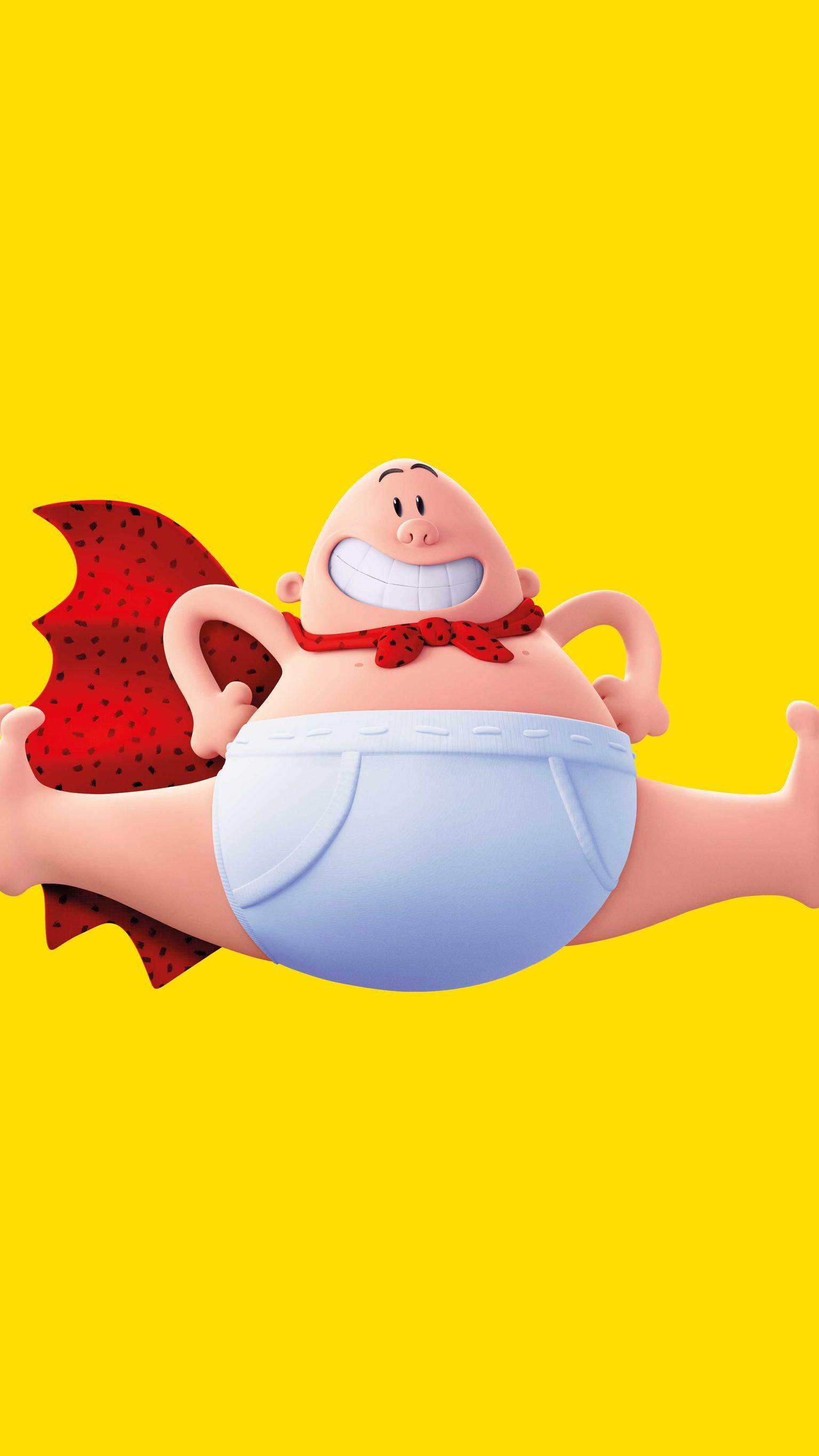 1540x2740 Captain Underpants: The First Epic Movie (2017) Phone Wallpaper, Phone